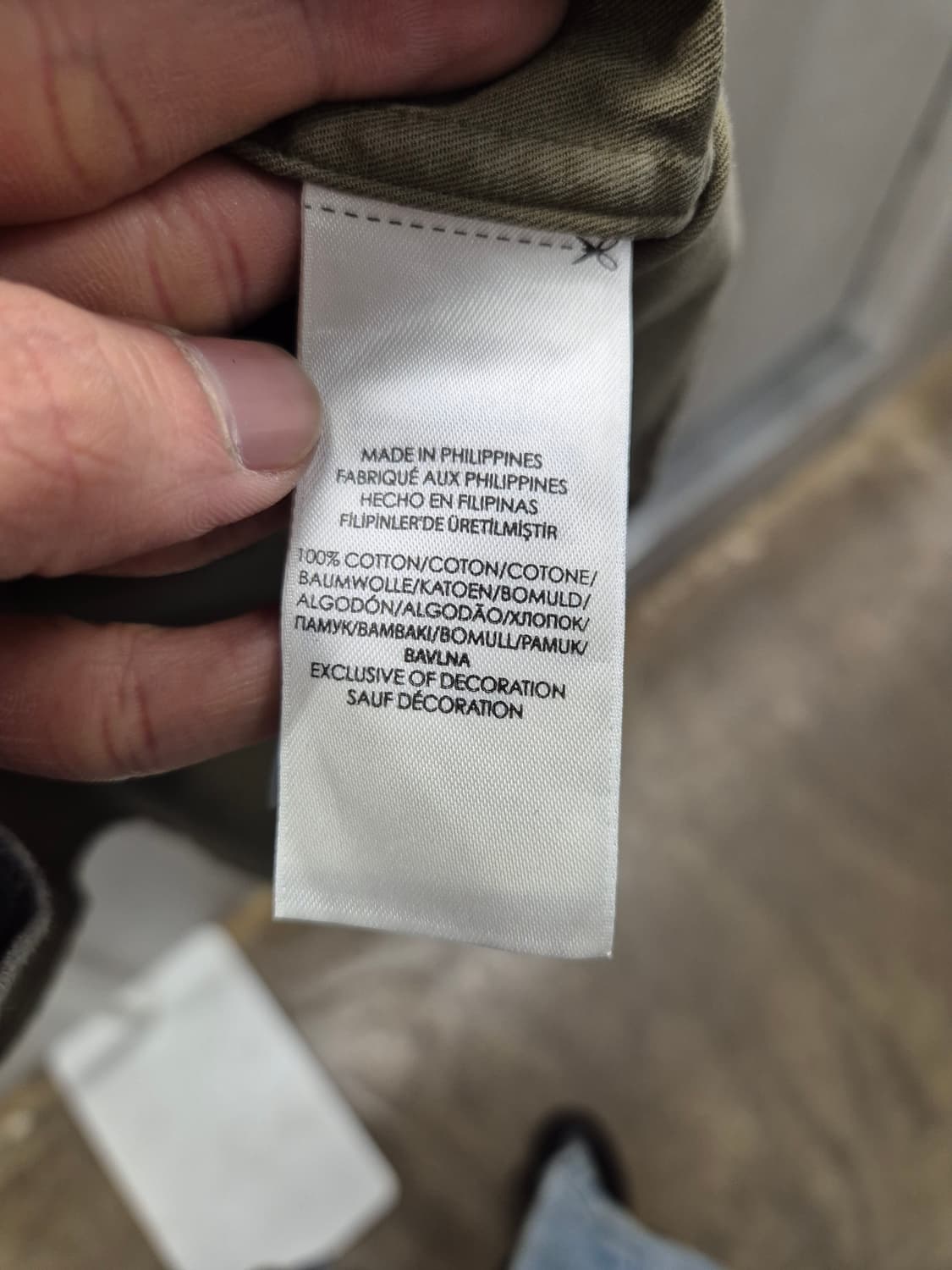 랄프로렌 카키색 RELAXED FIT 셔츠 상품이미지7