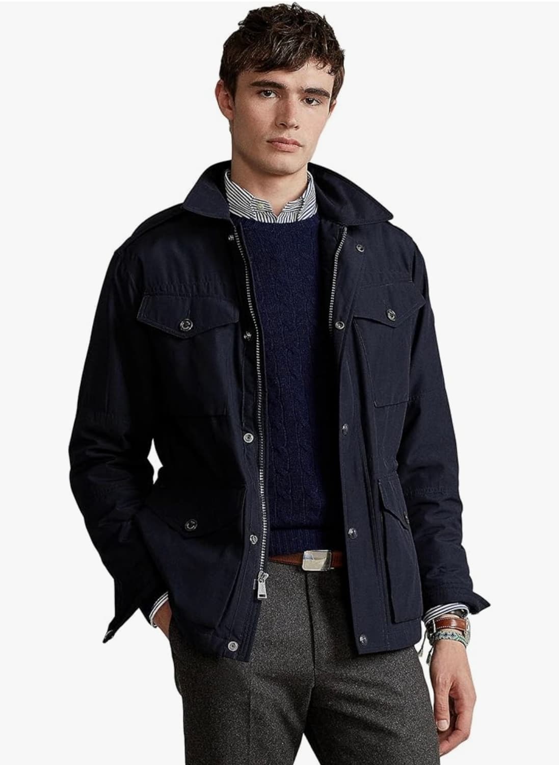 폴로 랄프로렌 발수 필드 자켓 그레이 상품이미지7