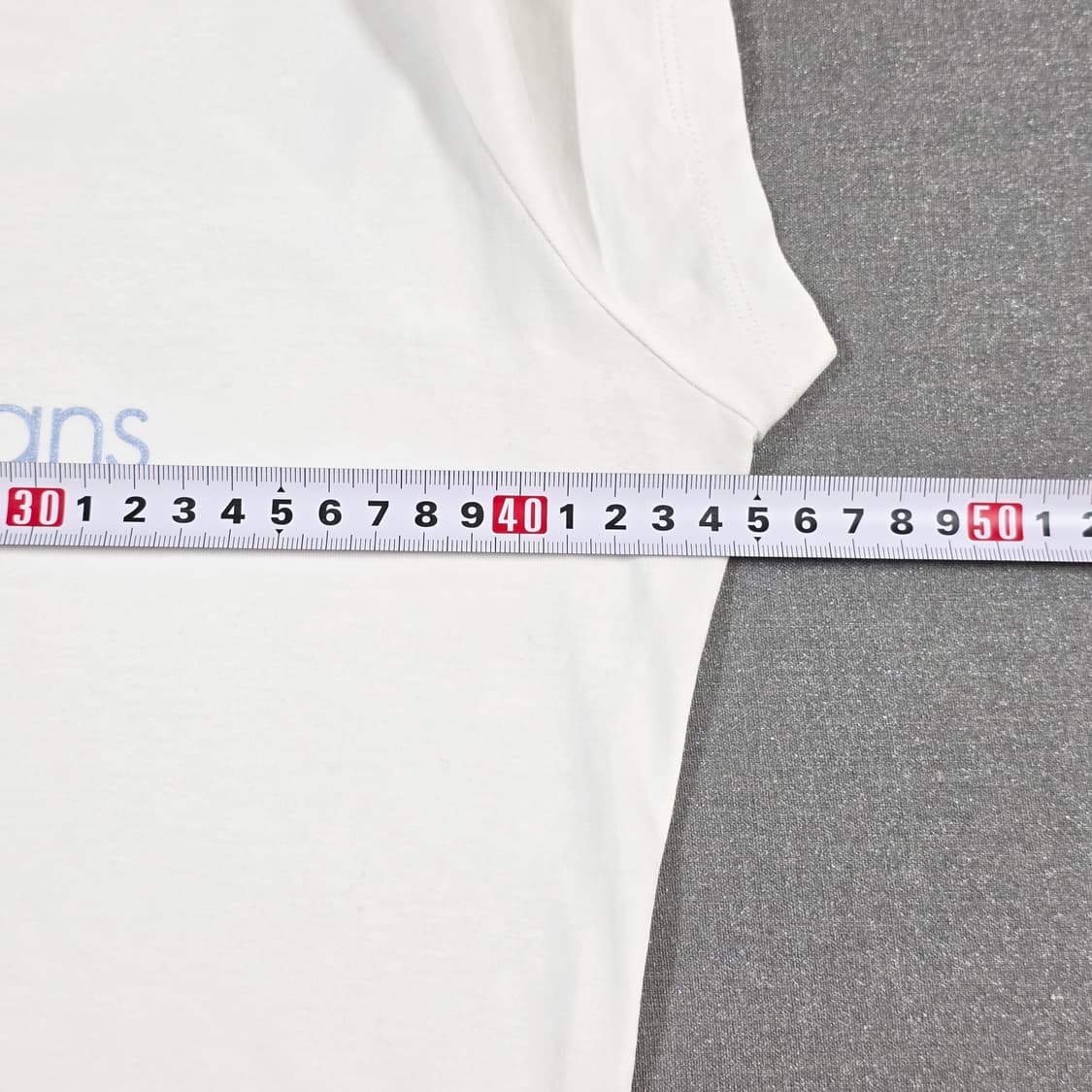 여성 L 캘빈클라인 진스 딱붙핏 브이넥 반팔티셔츠 상품이미지7