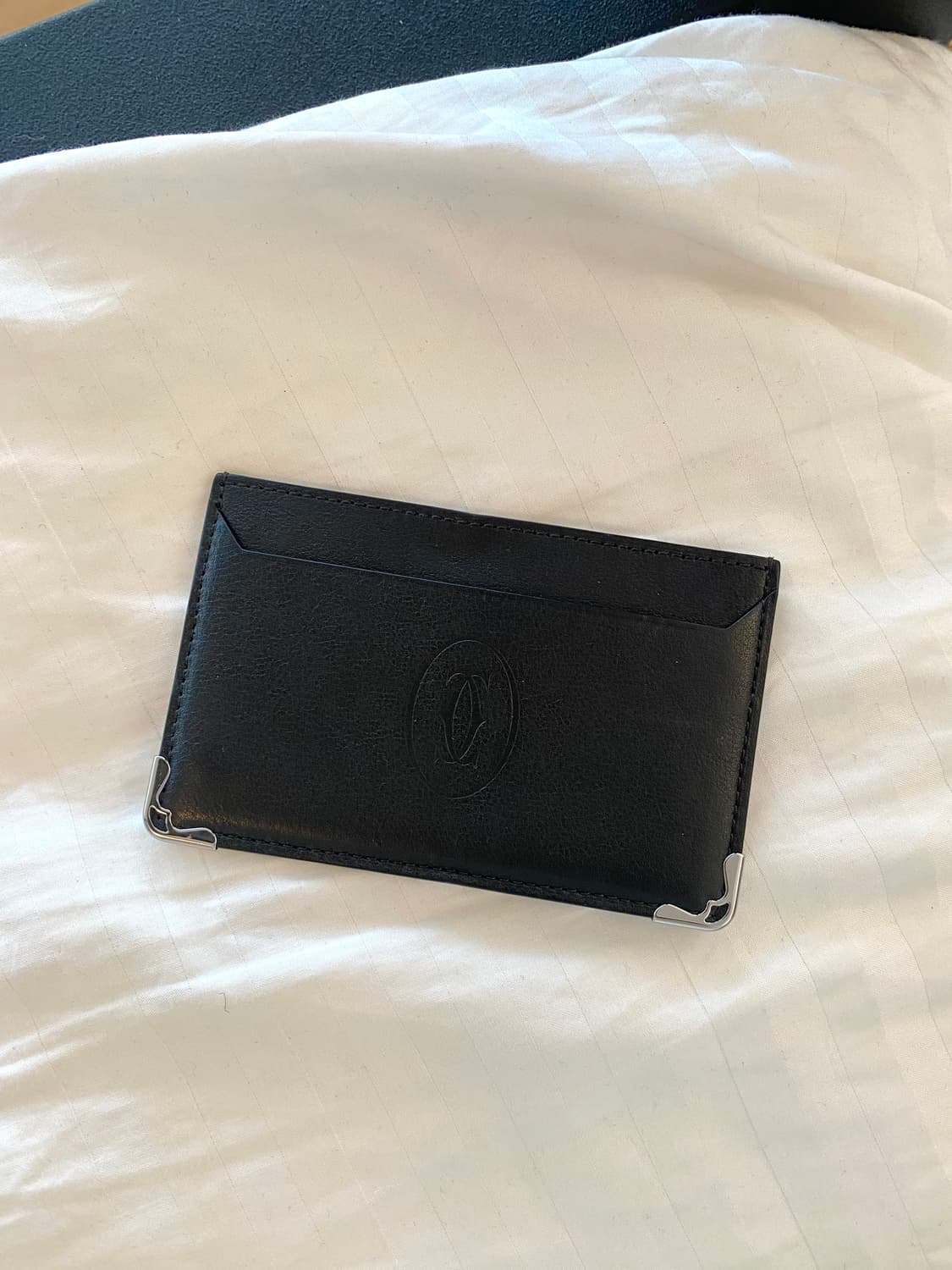 까르띠에 머스트 블랙 레더 카드 홀더 상품이미지1