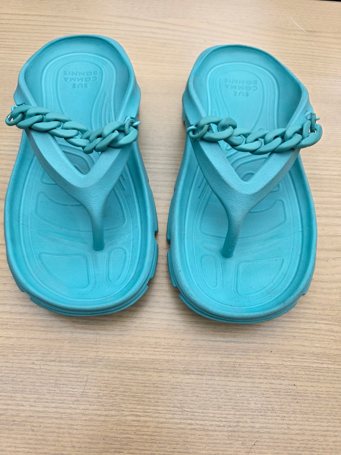 슈콤마보니 체인 슬리퍼 쪼리 민트 370 상품이미지3