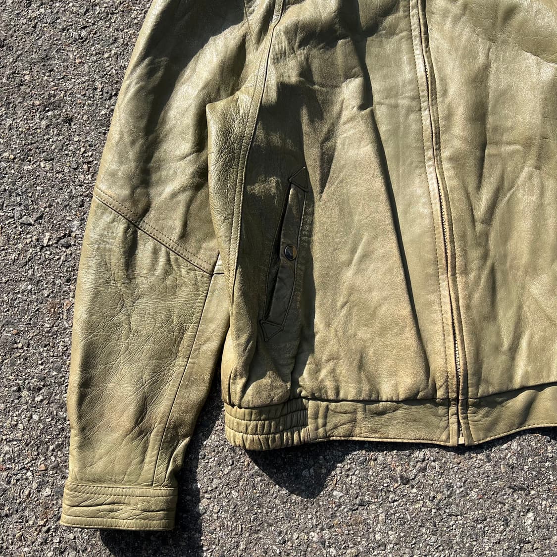 90’s Adolfo 레더 자켓 상품이미지4