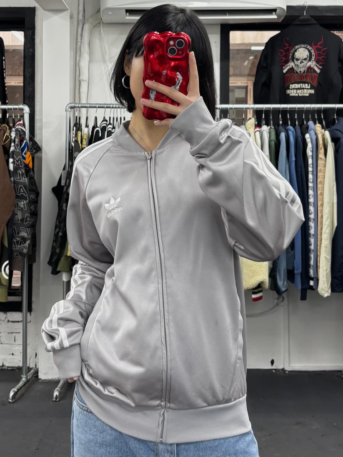 아디다스 파이어버드 실버 트랙자켓 상품이미지3