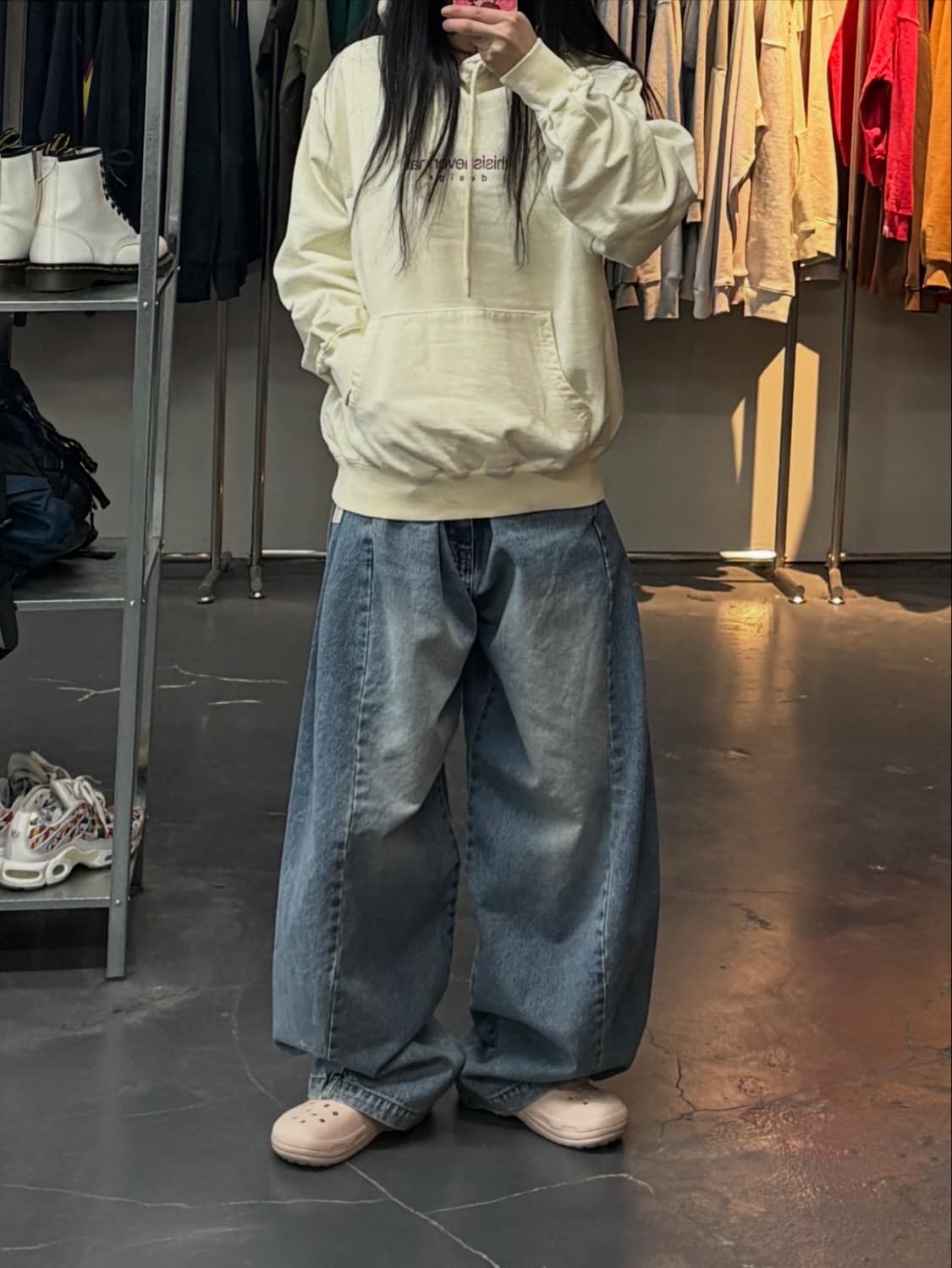 디스이즈네버댓 스펠로고 후드티 A3154 상품이미지1