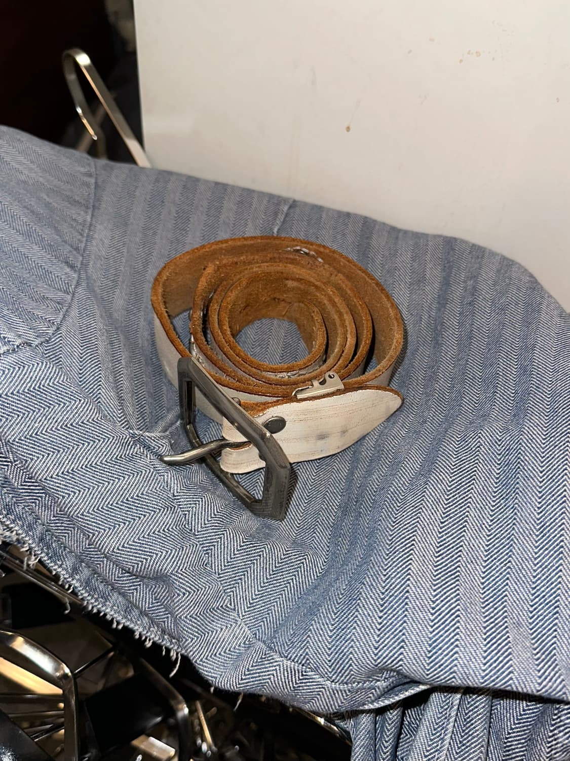 Real Leather western stud faded belt  상품이미지4