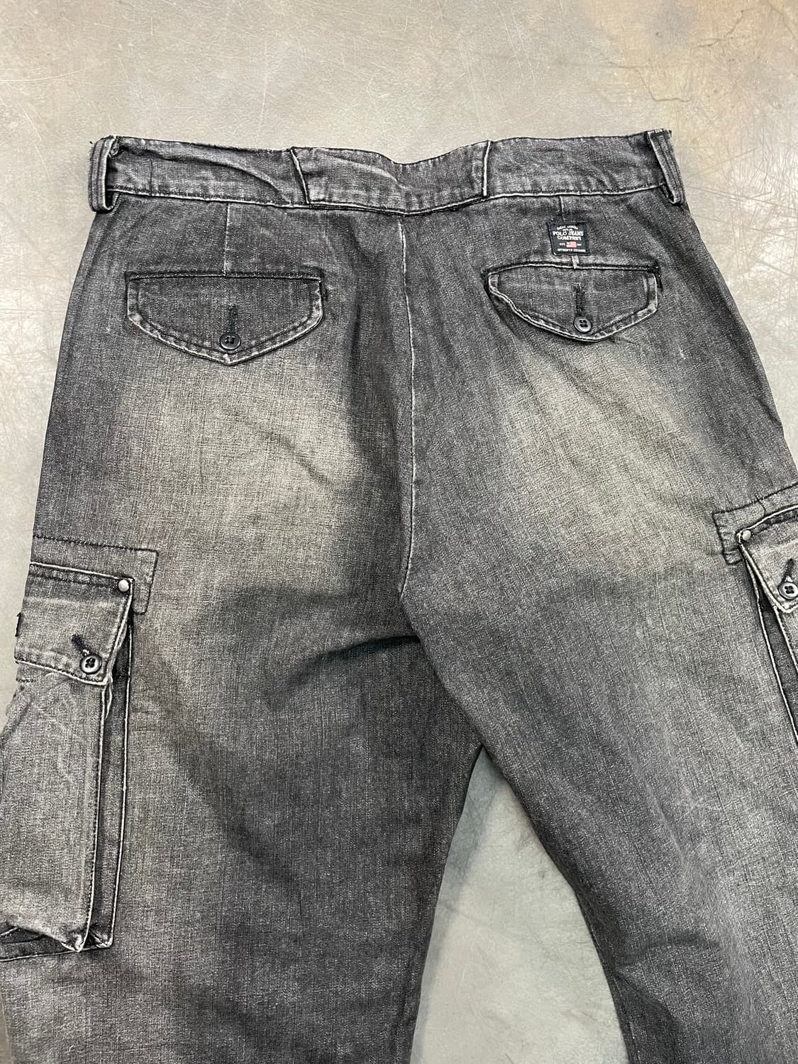 폴로 진스 워시드 와이드 카고팬츠 상품이미지6