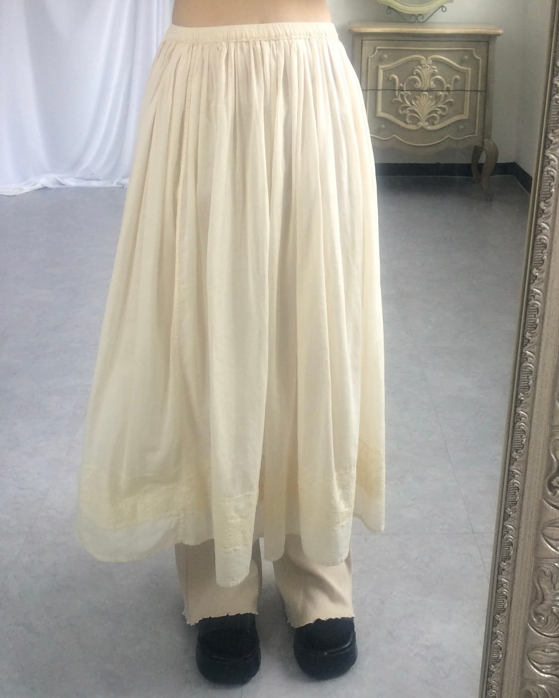 Lace point long skirt 상품이미지6