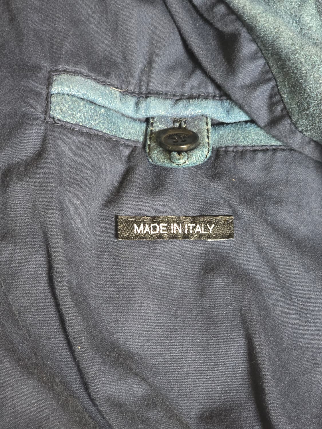 듀퐁(S.T. Dupont) 최고급 블루종 가죽자켓 데님스타일(110) 상품이미지5