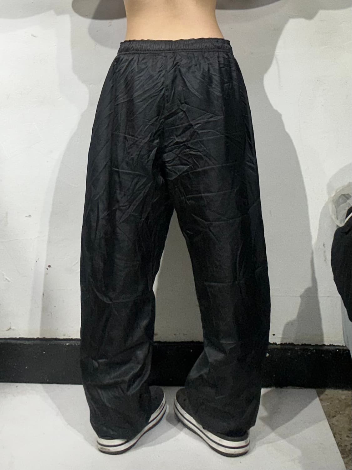 00s 나이키 블랙 와이드 핑크 사이드 라인 팬츠 L 상품이미지3