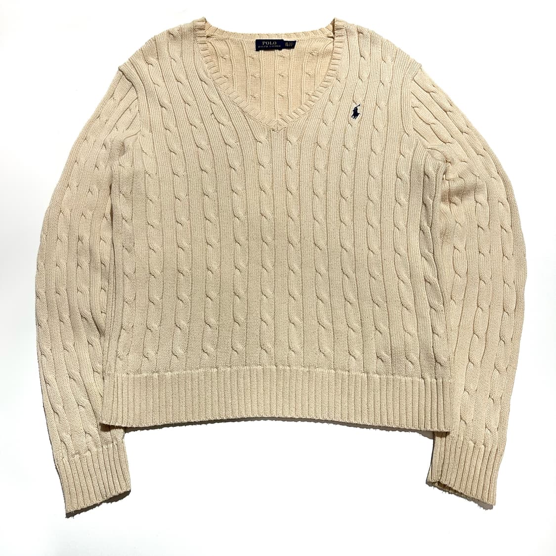 폴로 신형 꽈배기 니트 상품이미지1