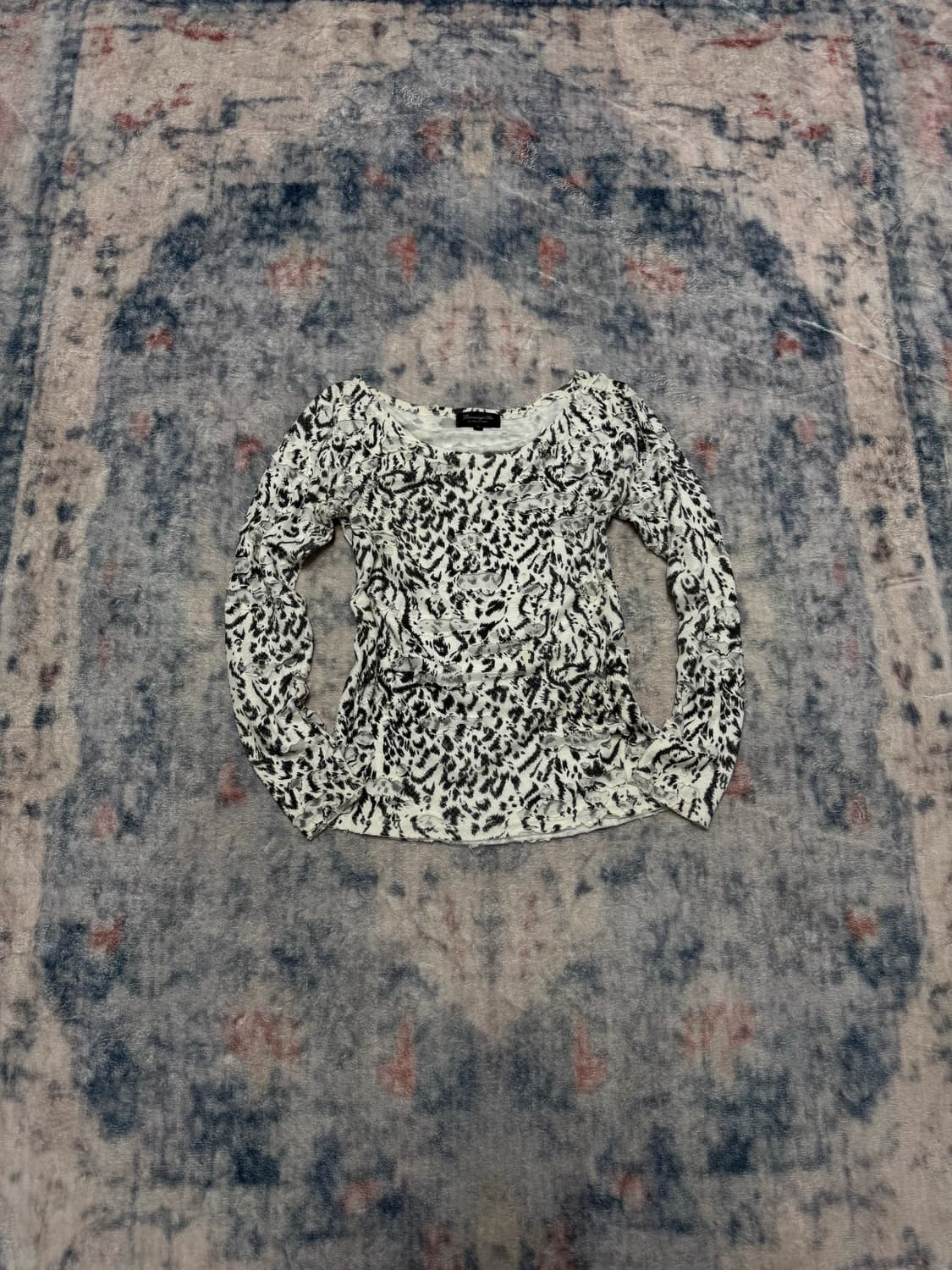 Bernings sho 00s archive white leopard c 상품이미지2