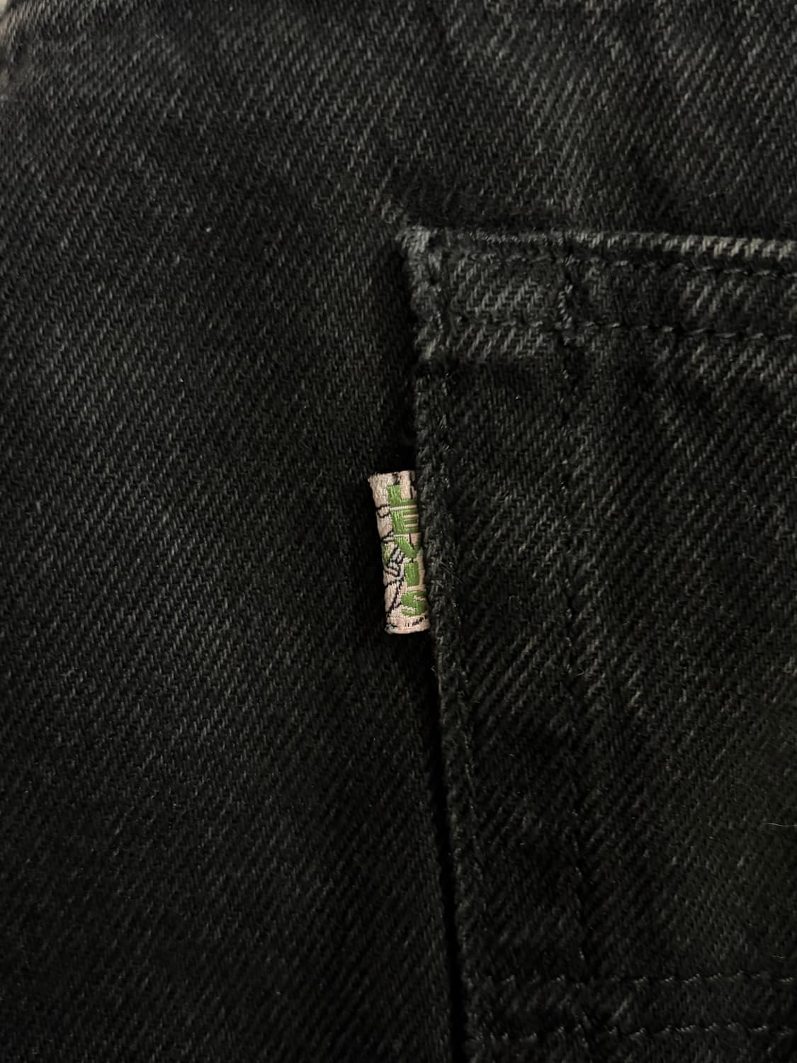 리바이스 커스텀 빈티지 517 흑청 데님 상품이미지4