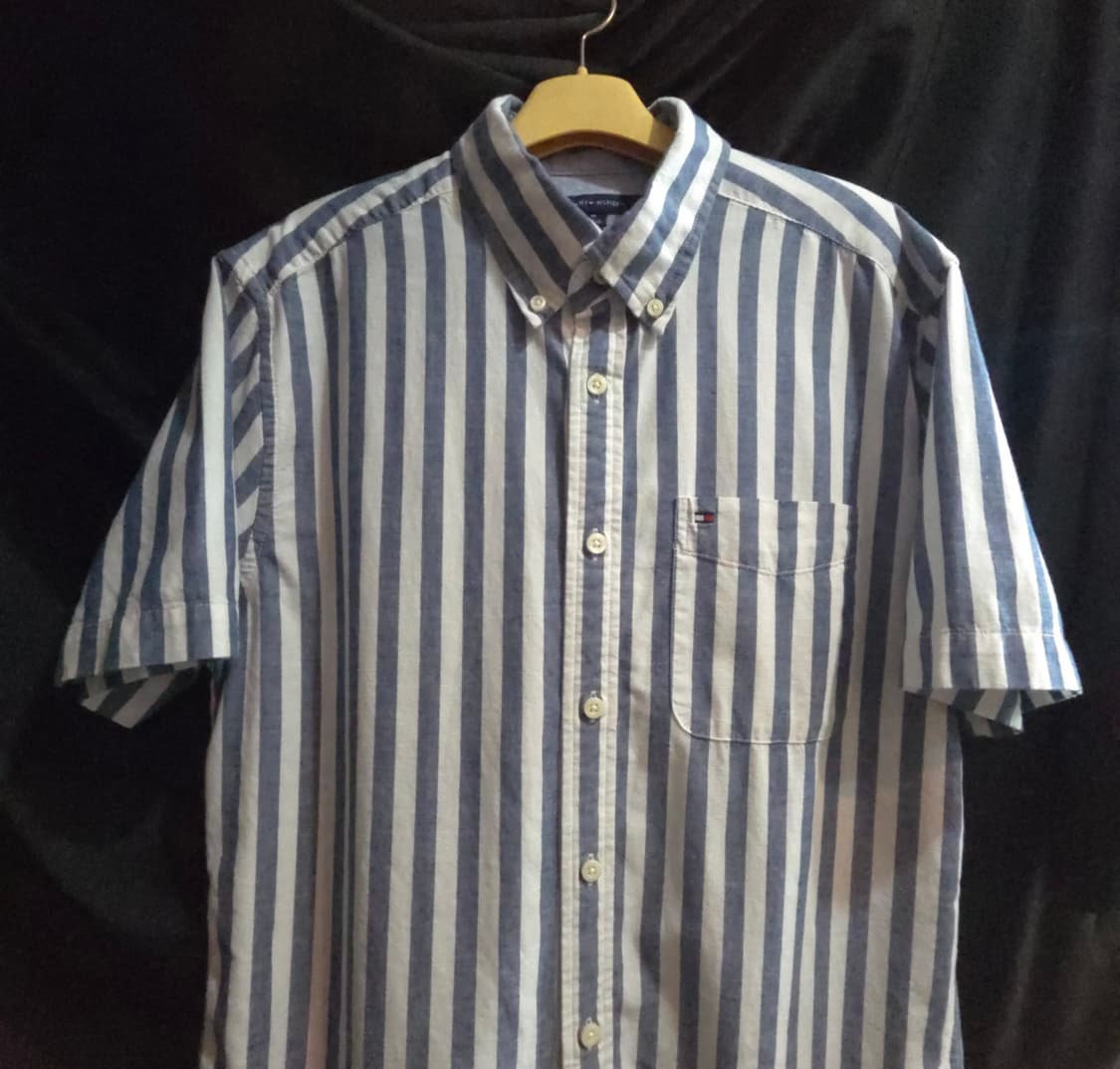 타미힐피거 스트라이프 반팔 셔츠 상품이미지2