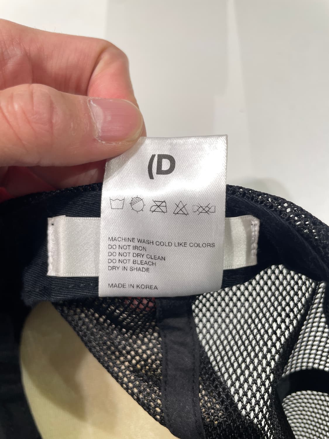 친 다운 블랙 트러커 메쉬 캡 상품이미지8