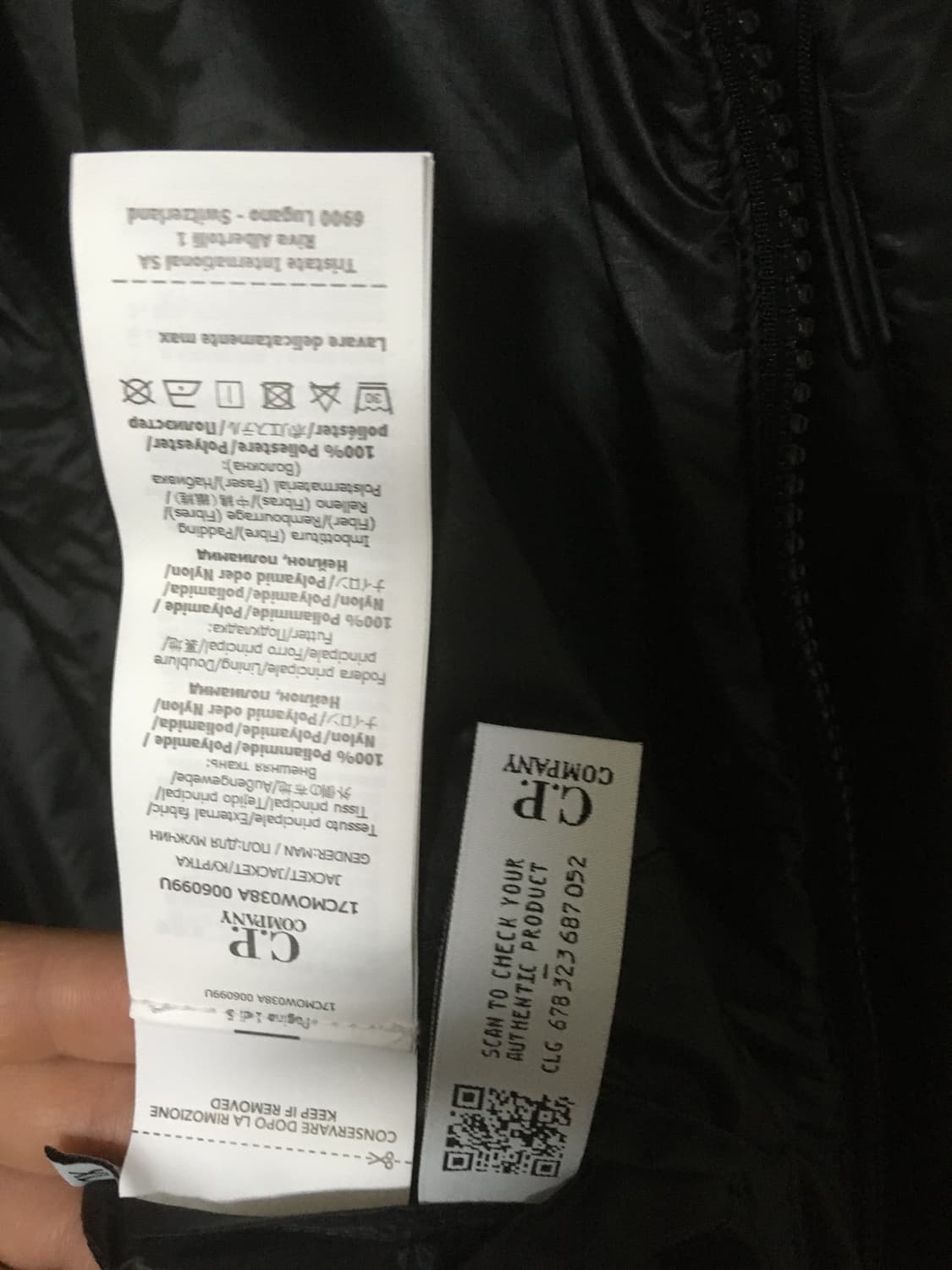 (XL)CP컴퍼니 나다쉘 후디드 자켓 블랙 판매합니다 상품이미지8