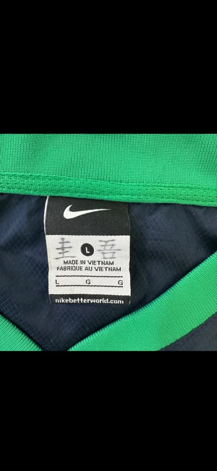 나이키 빈티지 풀오버 L 네이비/그린 상품이미지3