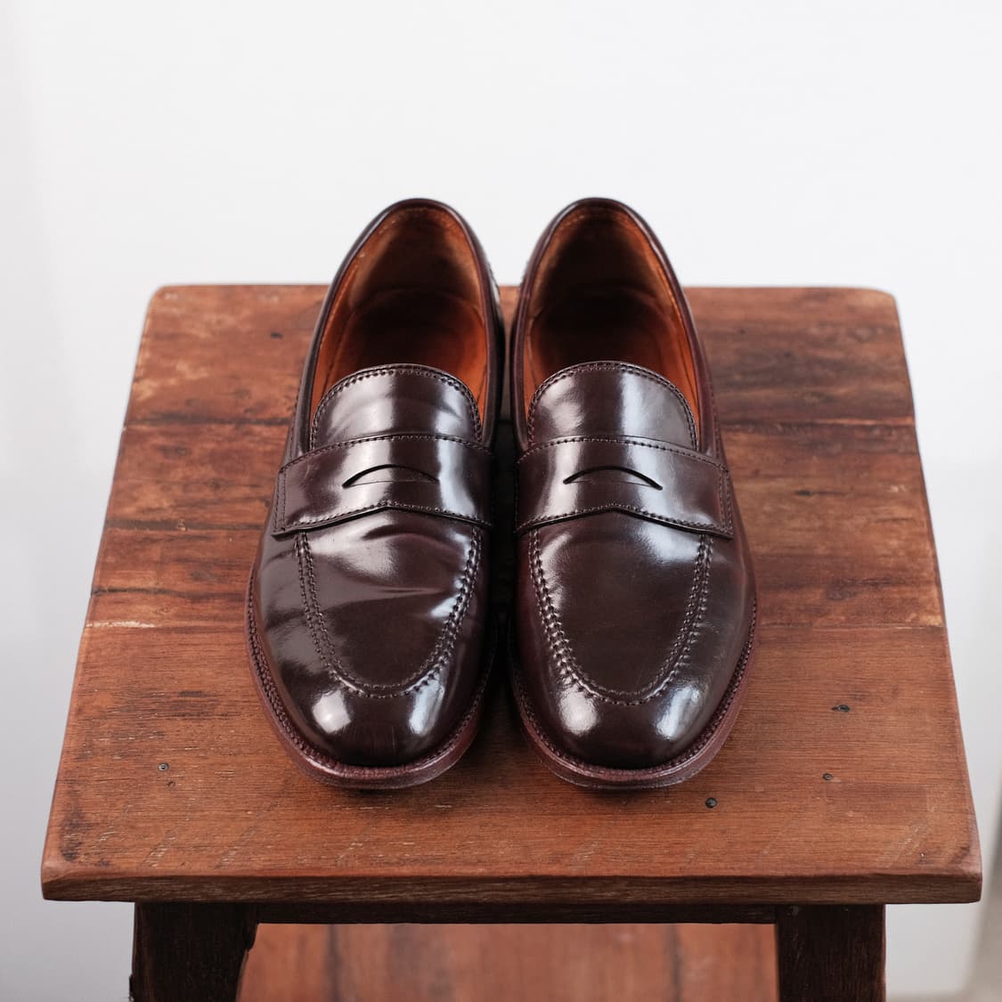 알든 7.5D사이즈 버건디 코도반 페니로퍼 레이든 라스트 상품이미지2