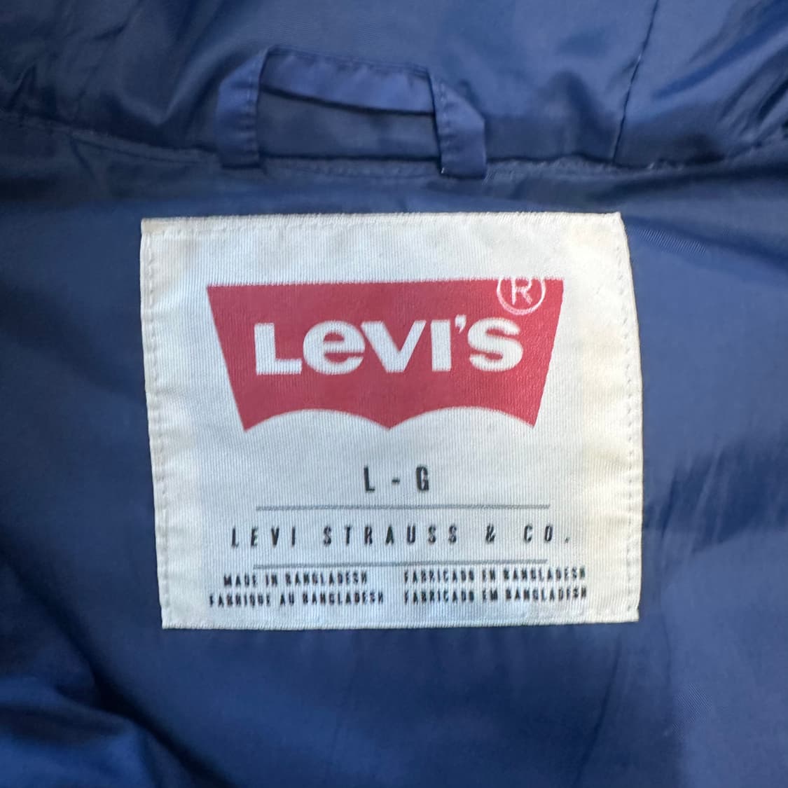 리바이스 코듀로이 네이비 패딩 상품이미지4