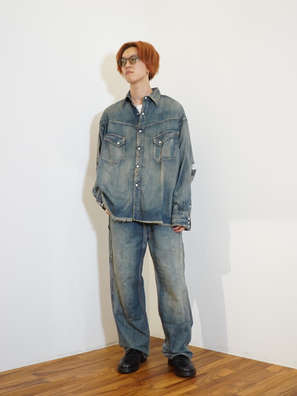 세인트미카엘 데님셔츠 상품이미지1