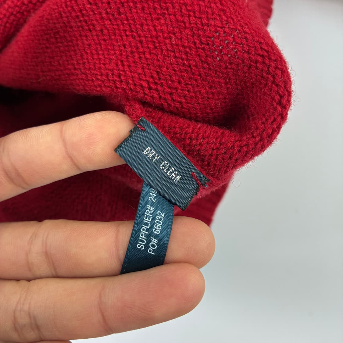 Polo 폴로 랄프로렌 딥레드 램스울 니트 상품이미지6