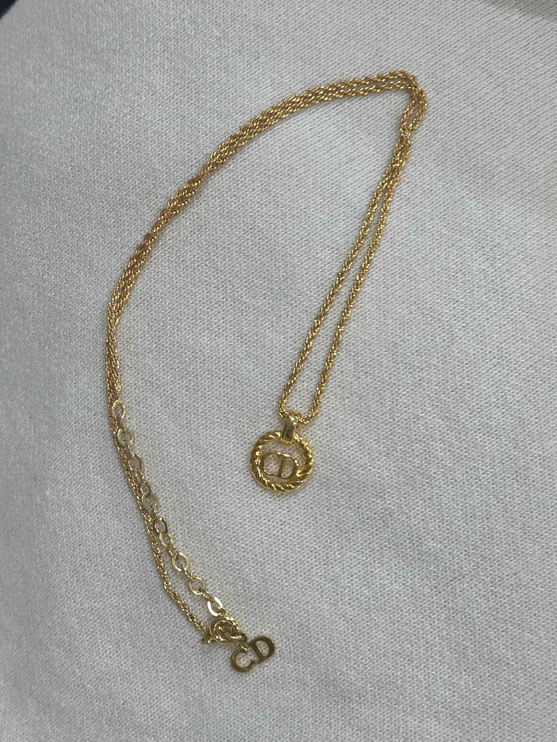 빈티지 디올 금장 목걸이 상품이미지2
