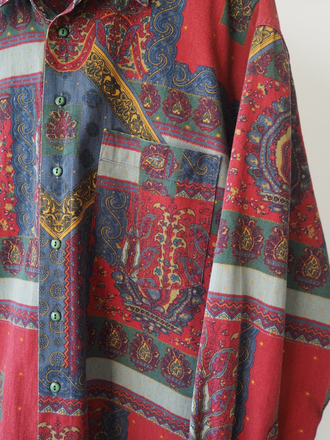 vintage pattern shirt  상품이미지3