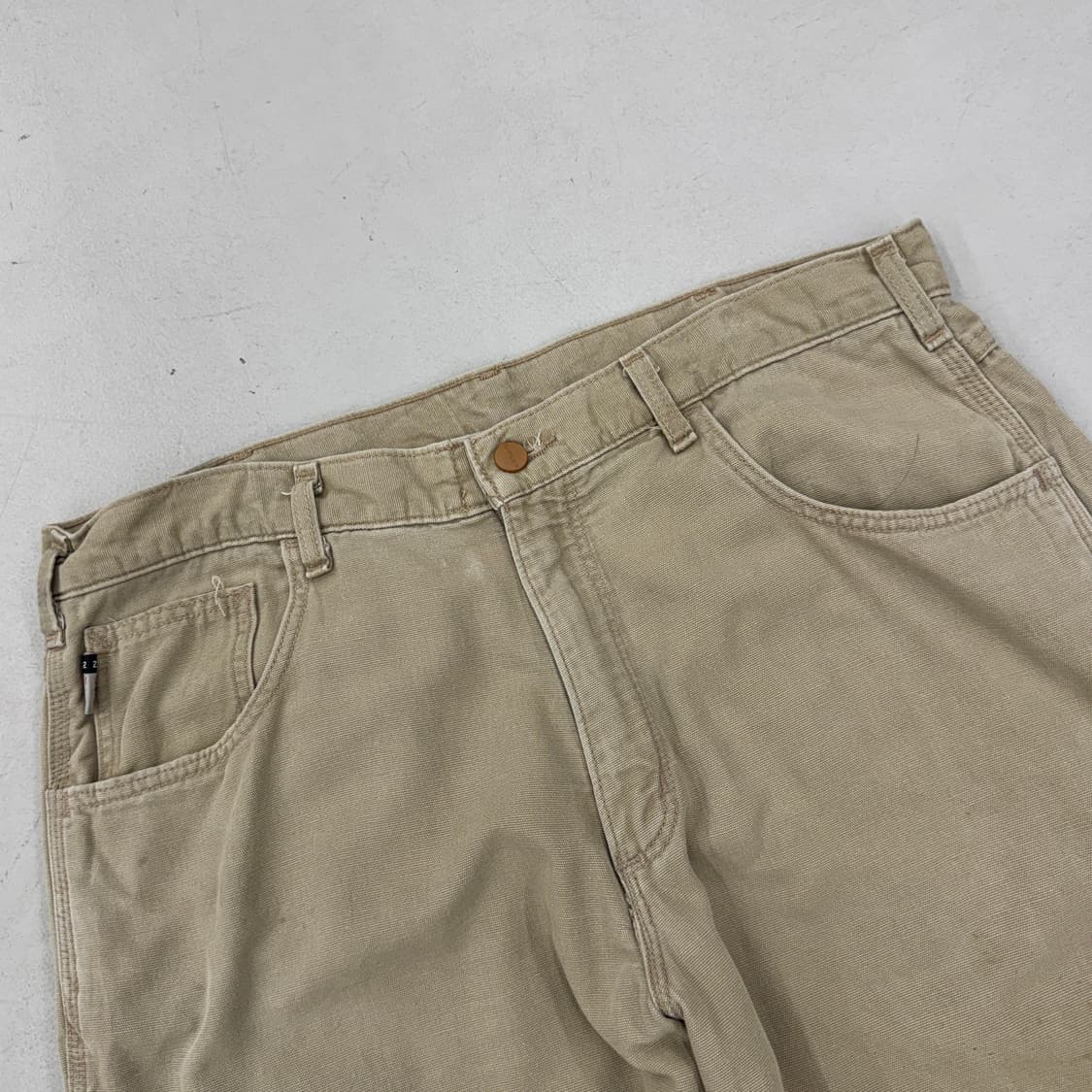 칼하트 OG 카펜터 FR 덕캔버스 와이드 워크팬츠 상품이미지4