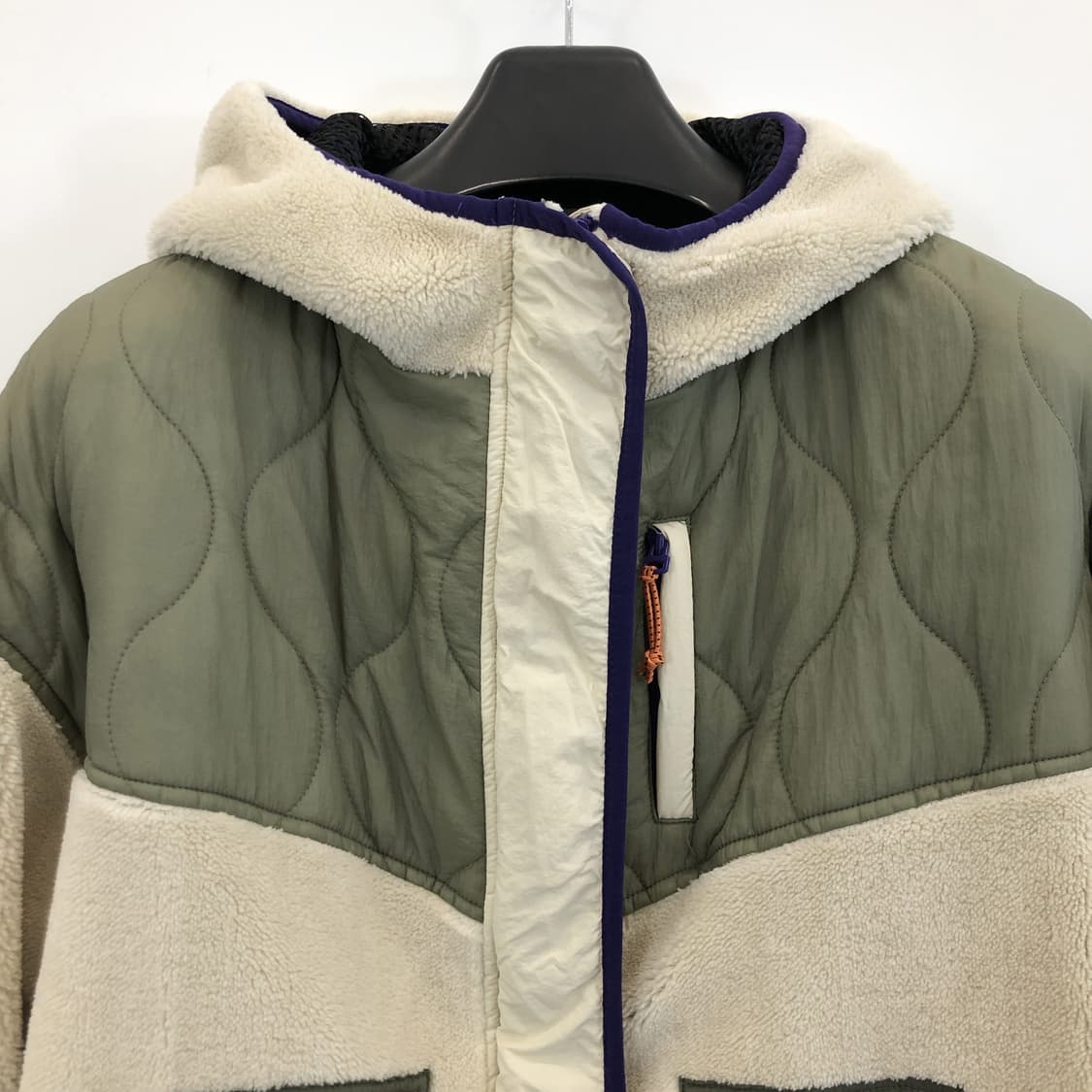 자라 누빔 양털 후드점퍼 여성 M 상품이미지2