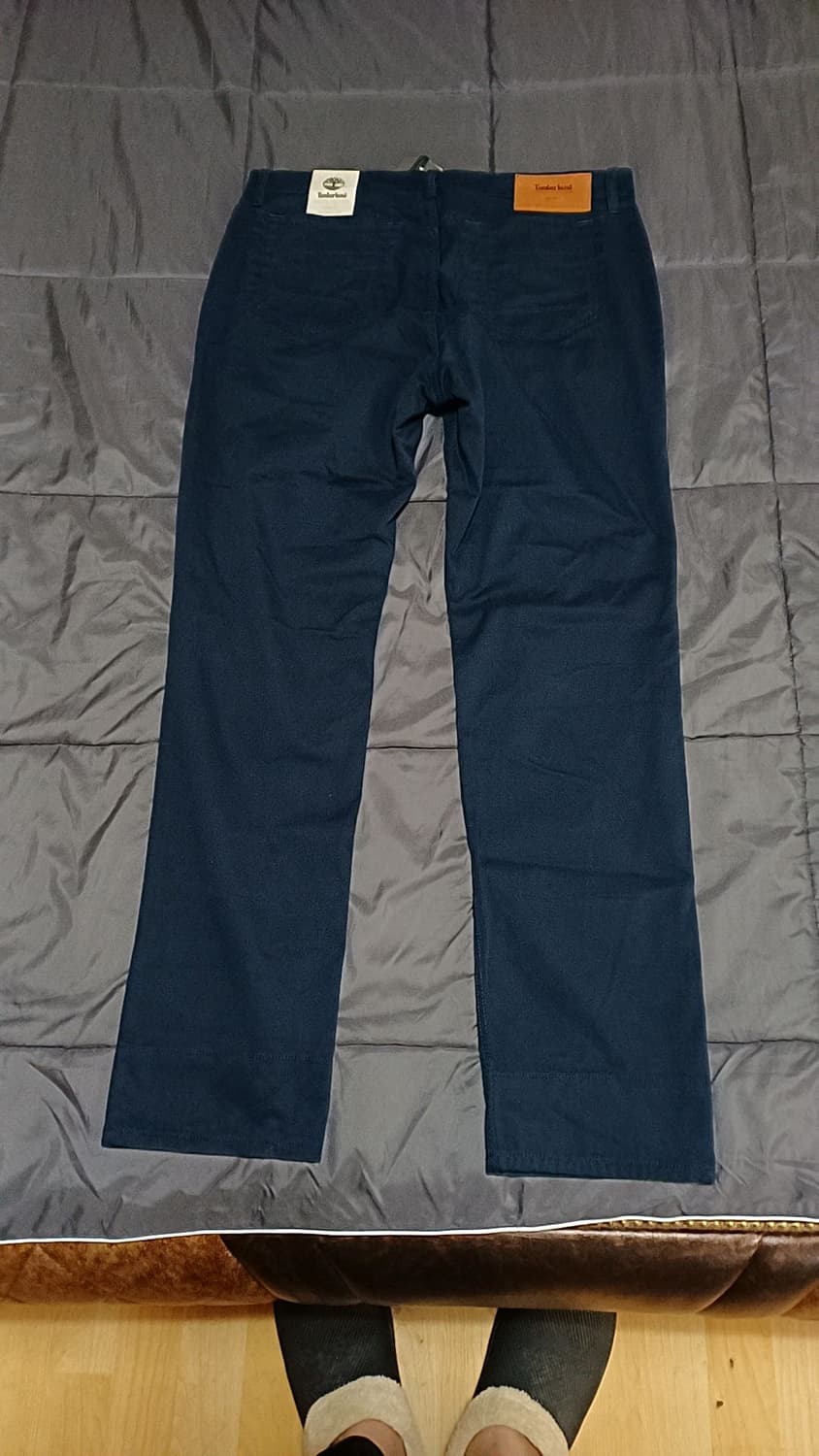 팀버랜드 미사용 면바지 실측35인치 기장108 상품이미지6