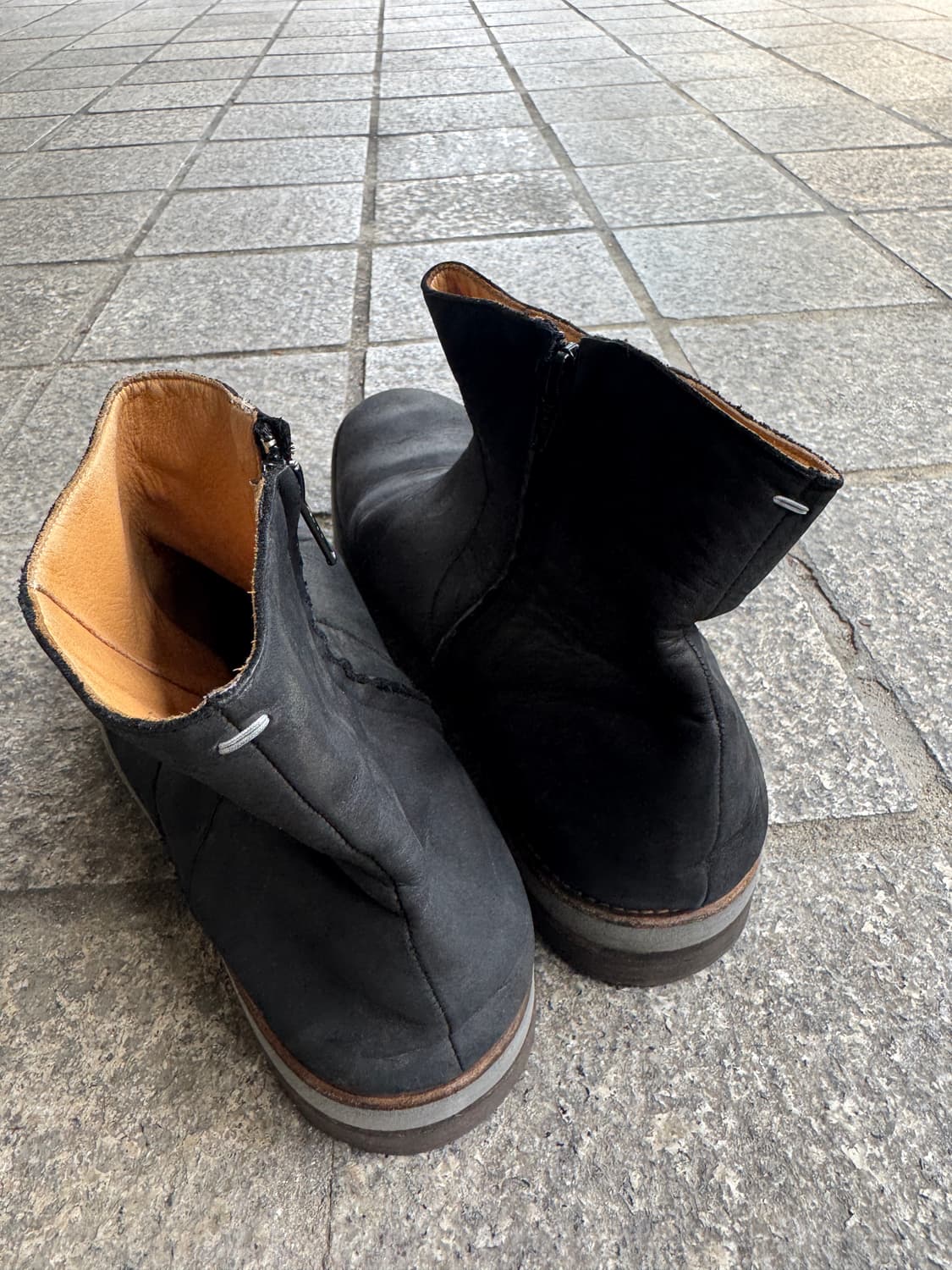 마르지엘라 아카이브 leather zip boots 270-275 상품이미지2