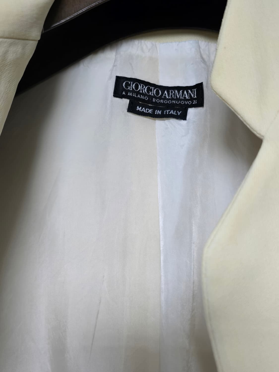 Vintage 조르지오 아르마니 실크 자켓 made in italy 상품이미지6