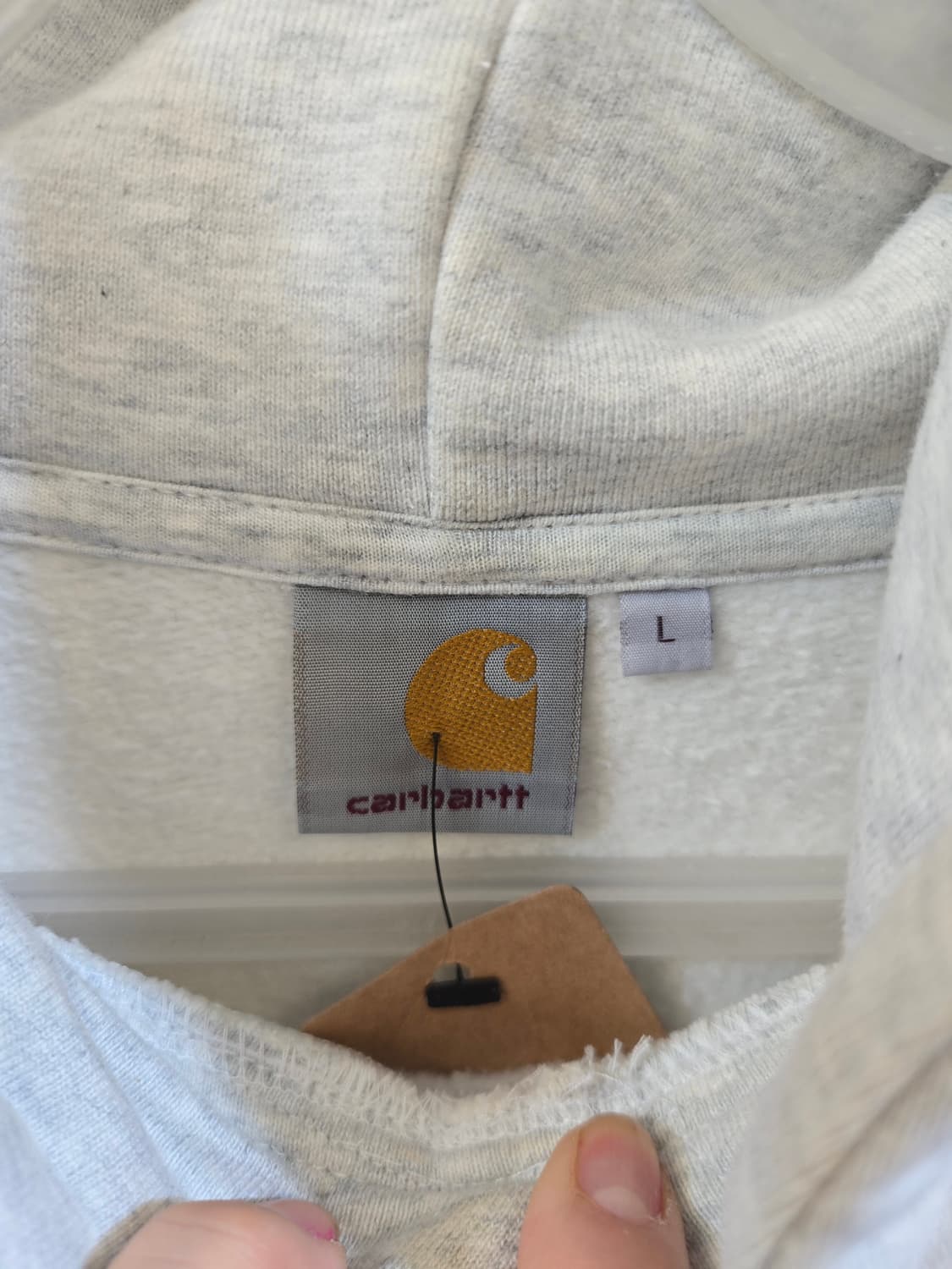 칼하트 다크그레이 후드 상품이미지4