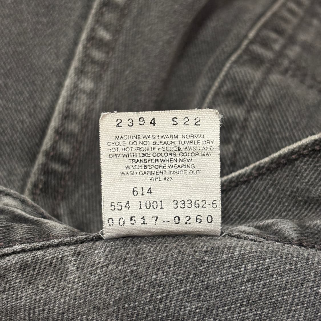 00s 빈티지 리바이스 517 블랙 허리47cm 상품이미지8