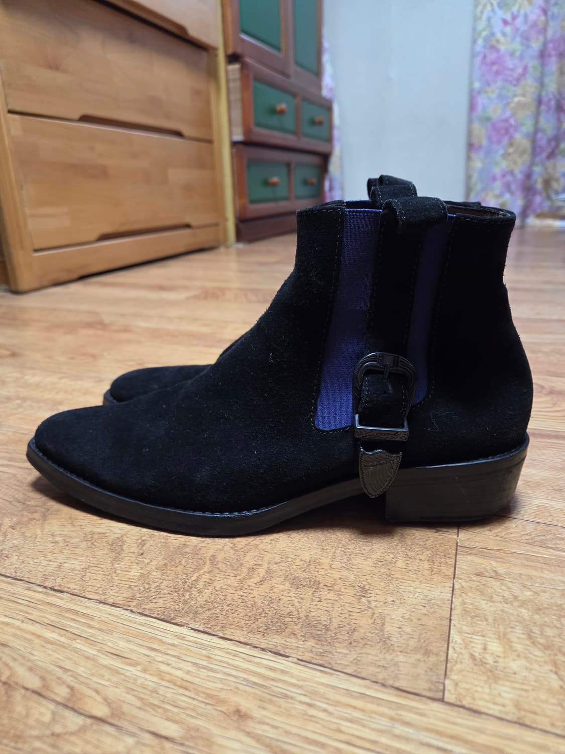 toga virilis 토가 비릴리스 블랙 스웨이드 부츠 42 상품이미지3