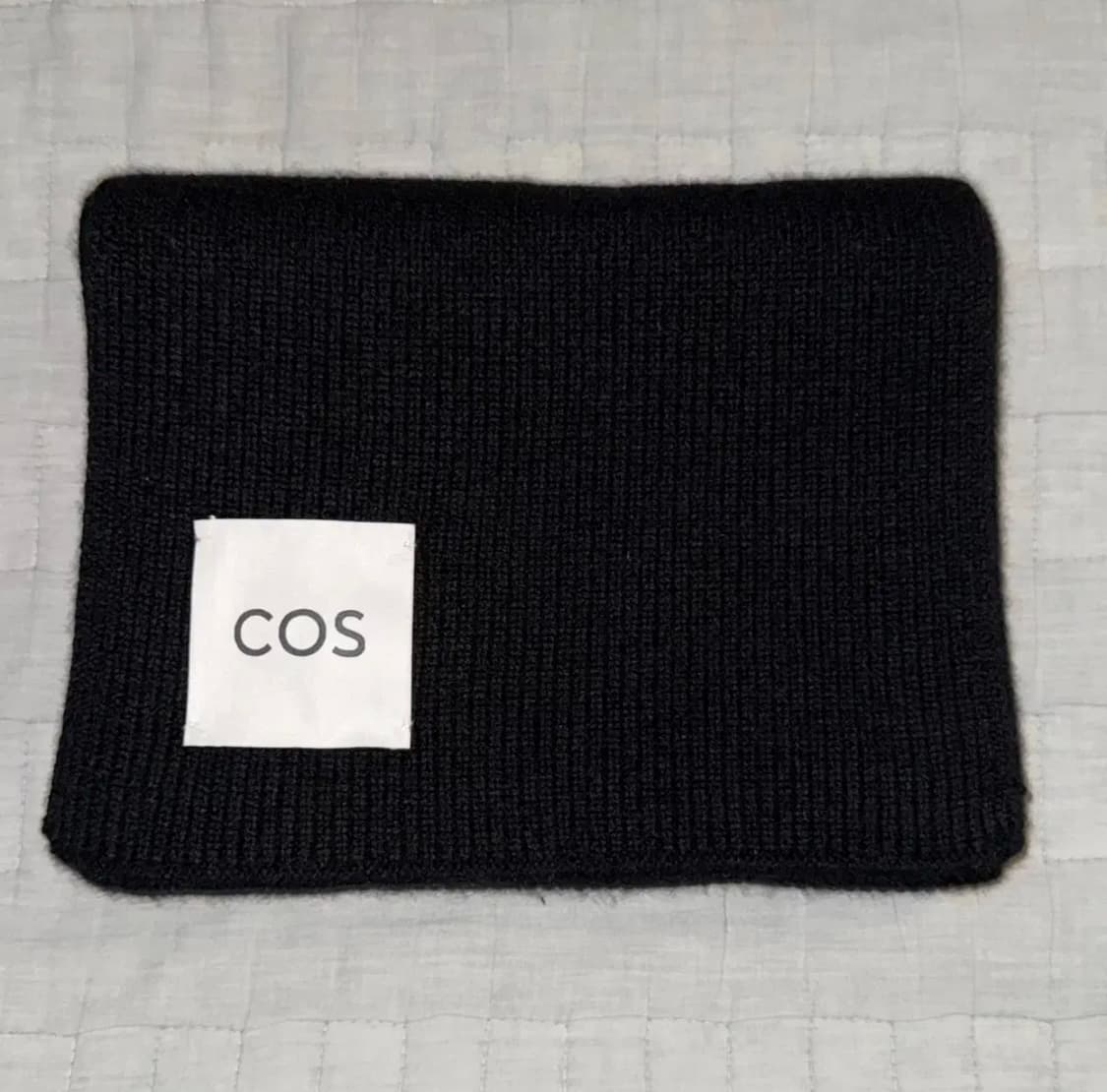 COS 울 블렌드 머플러 블랙 상품이미지2