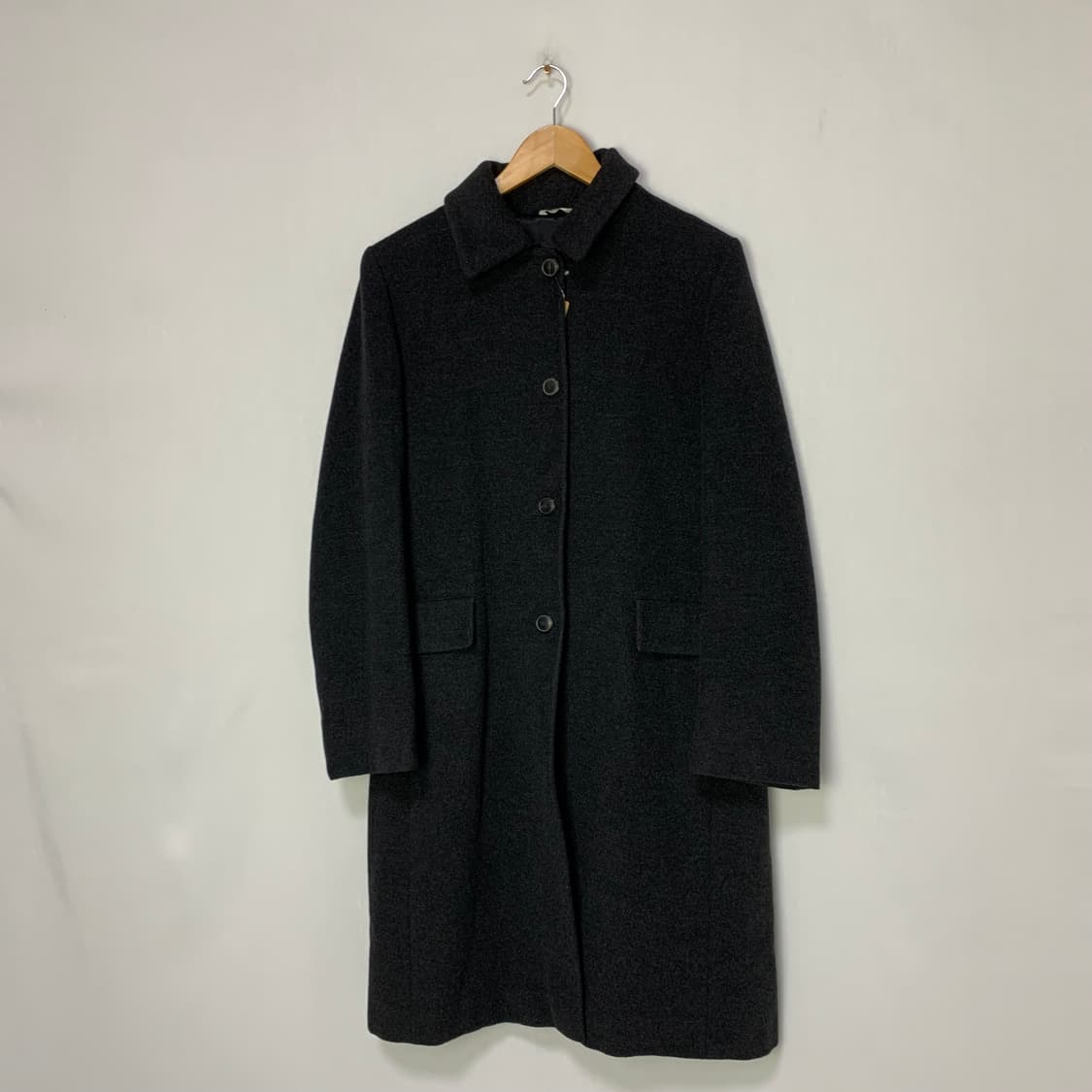 막스마라 막스앤코 빈티지 롱코트 차콜블랙 여성 코트 상품이미지1