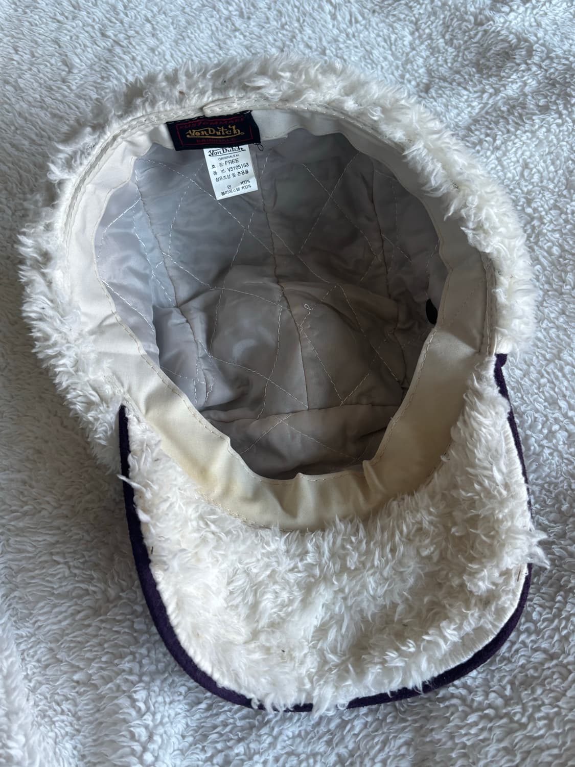 본더치 트루퍼 퍼모자 퍼플 상품이미지2