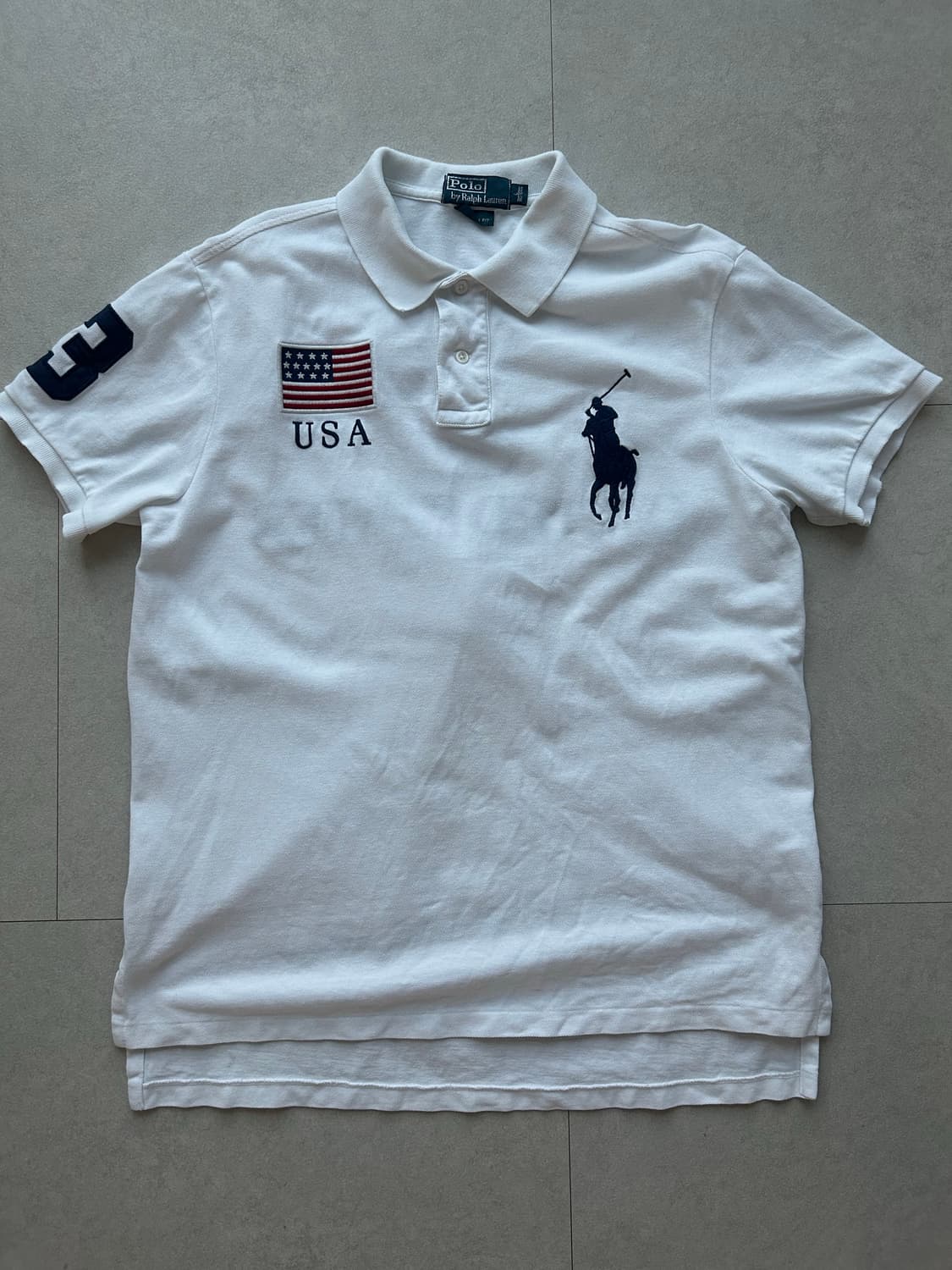 폴로 빅포니 USA 성조기 카라티 상품이미지1