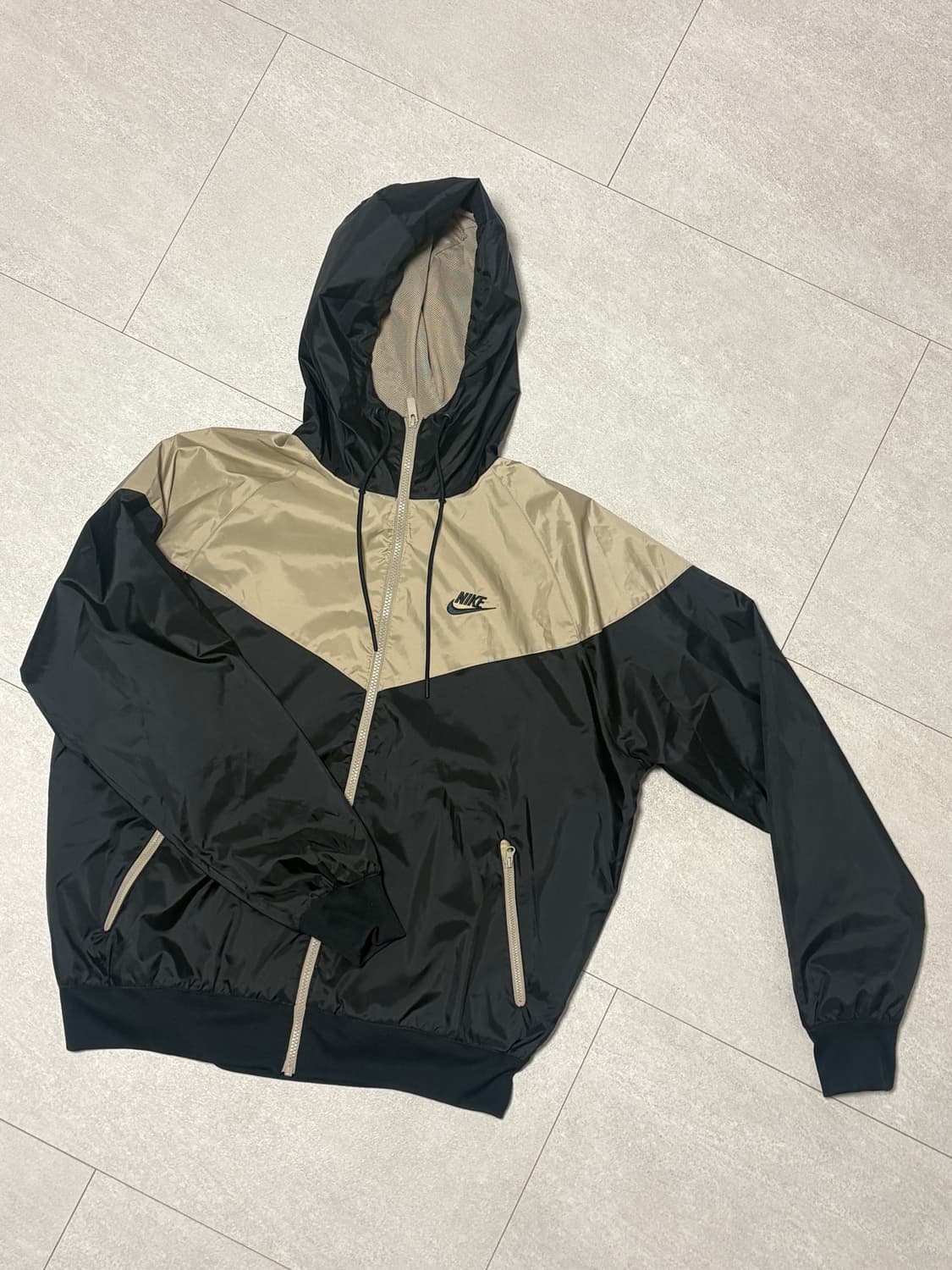 나이키 NSW 윈드러너 후드 자켓 블랙 카키 상품이미지2