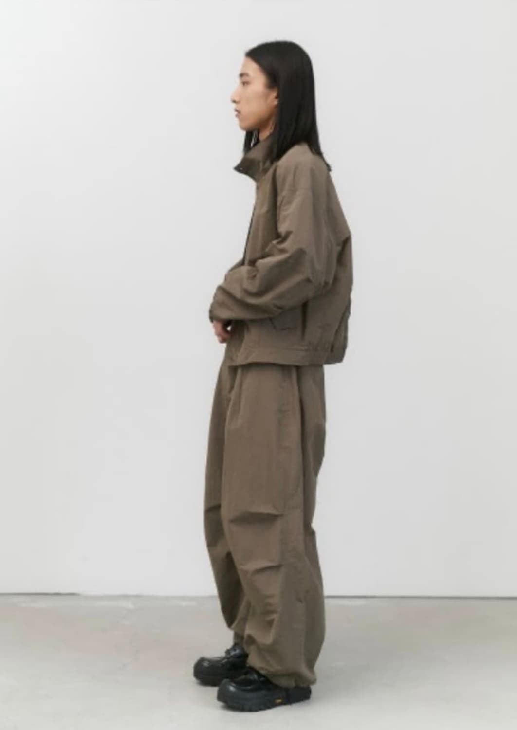 아모멘토 립스탑 볼륨 점퍼 블랙 M 자켓 남녀공용 상품이미지3