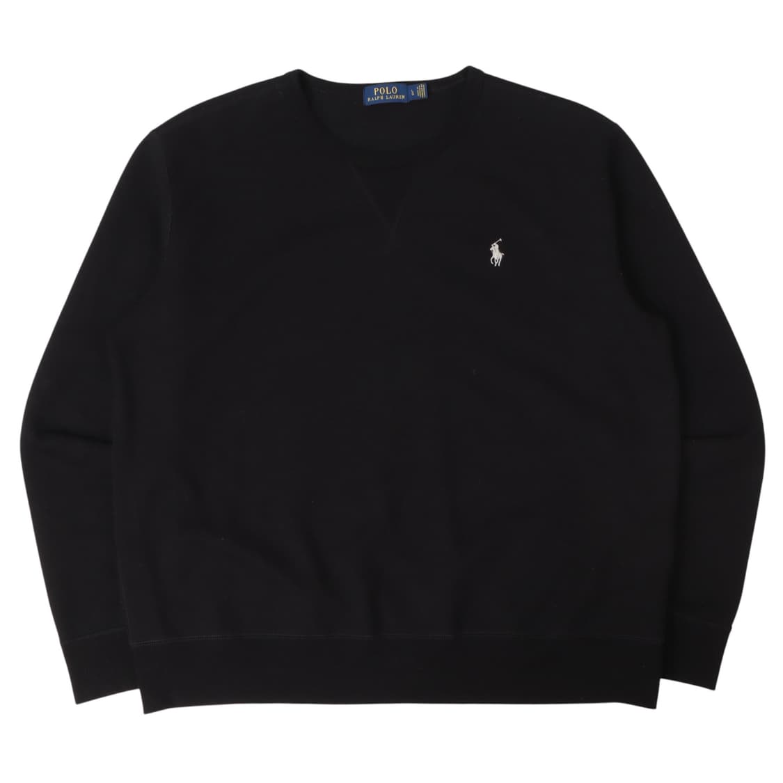 폴로 랄프로렌 블랙 폴리 코튼 맨투맨 상품이미지1