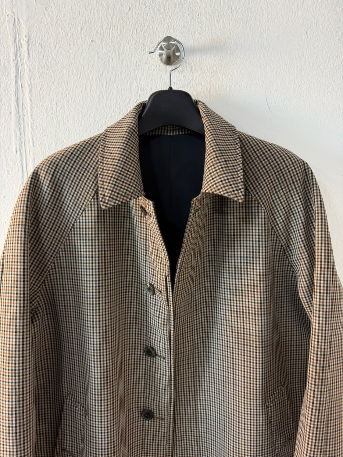 매킨토시 리버시블 하운드투스 코트 상품이미지6