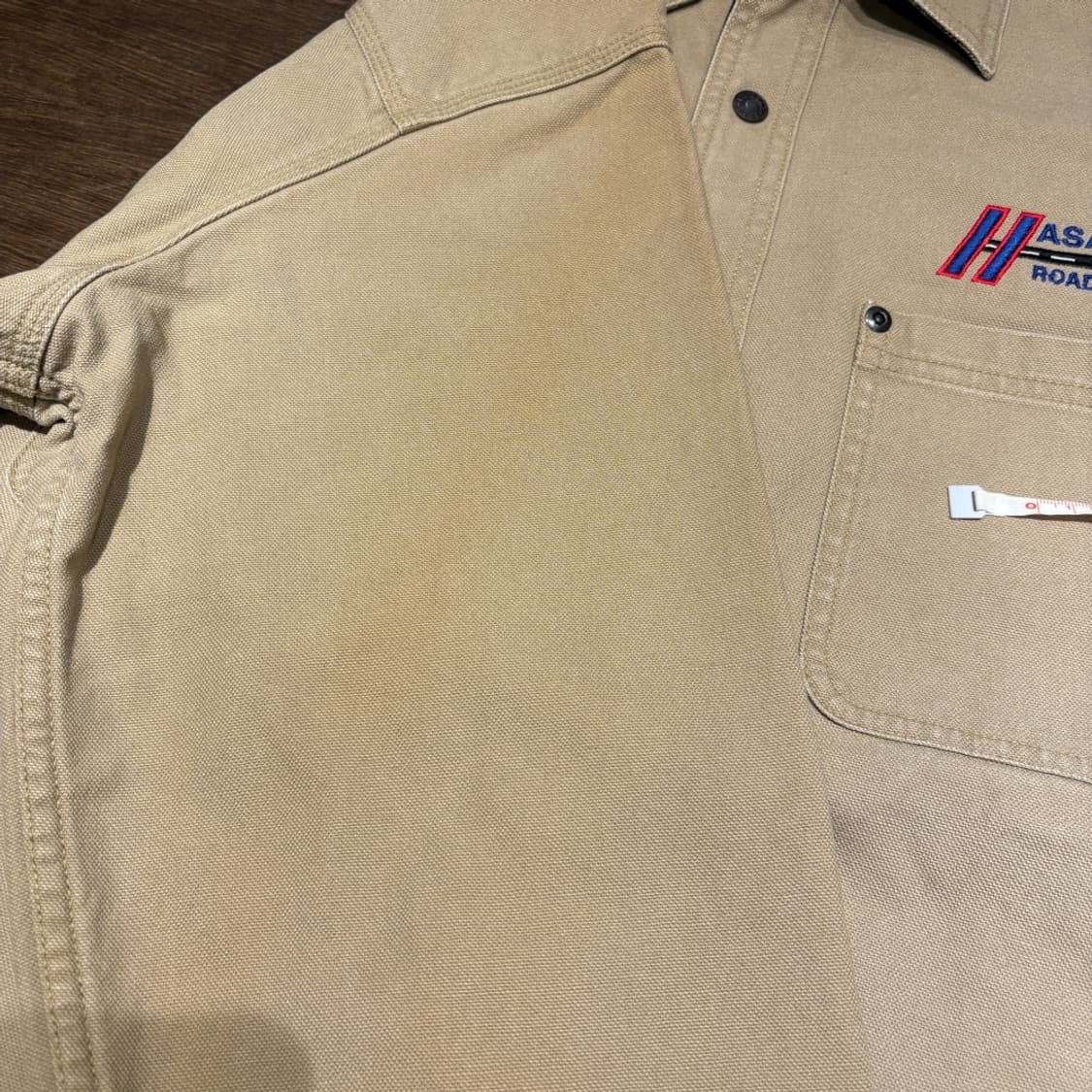 L.L.bean 엘엘빈 베이지 라이닝 체크 워크 셔츠 상품이미지7