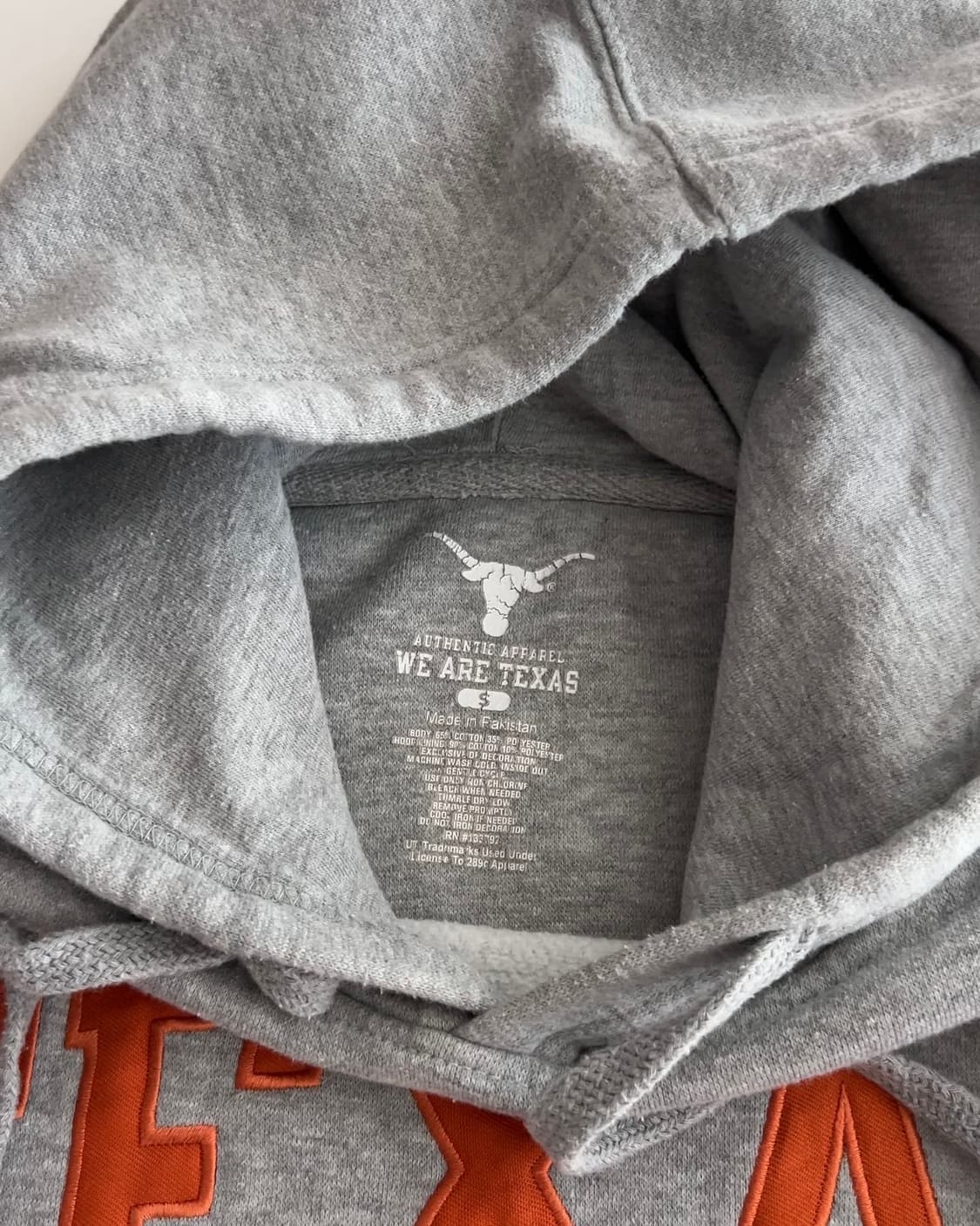 텍사스 롱혼스 빈티지 후드티 S 상품이미지4