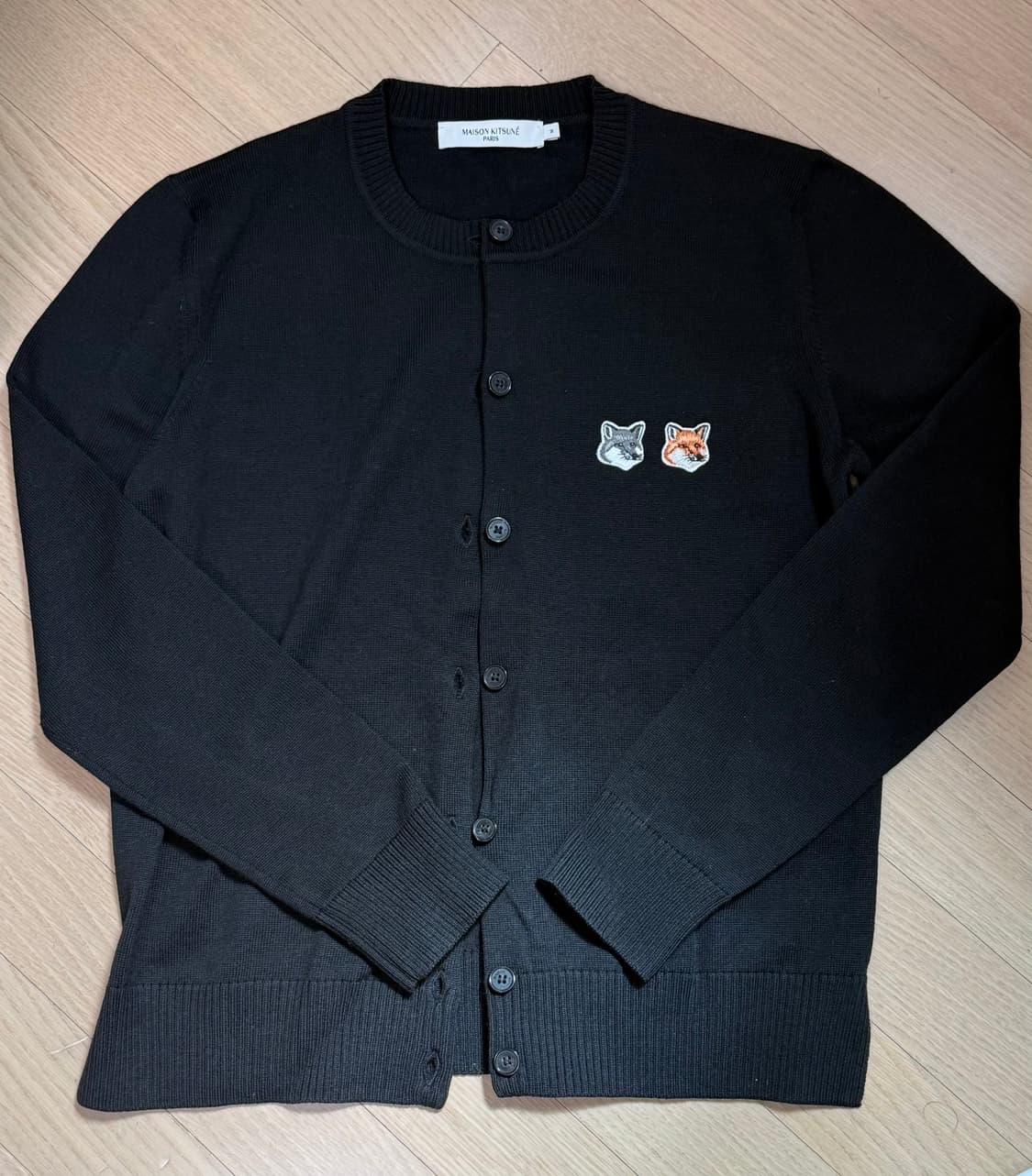메종키츠네 가디건(Black) 상품이미지1