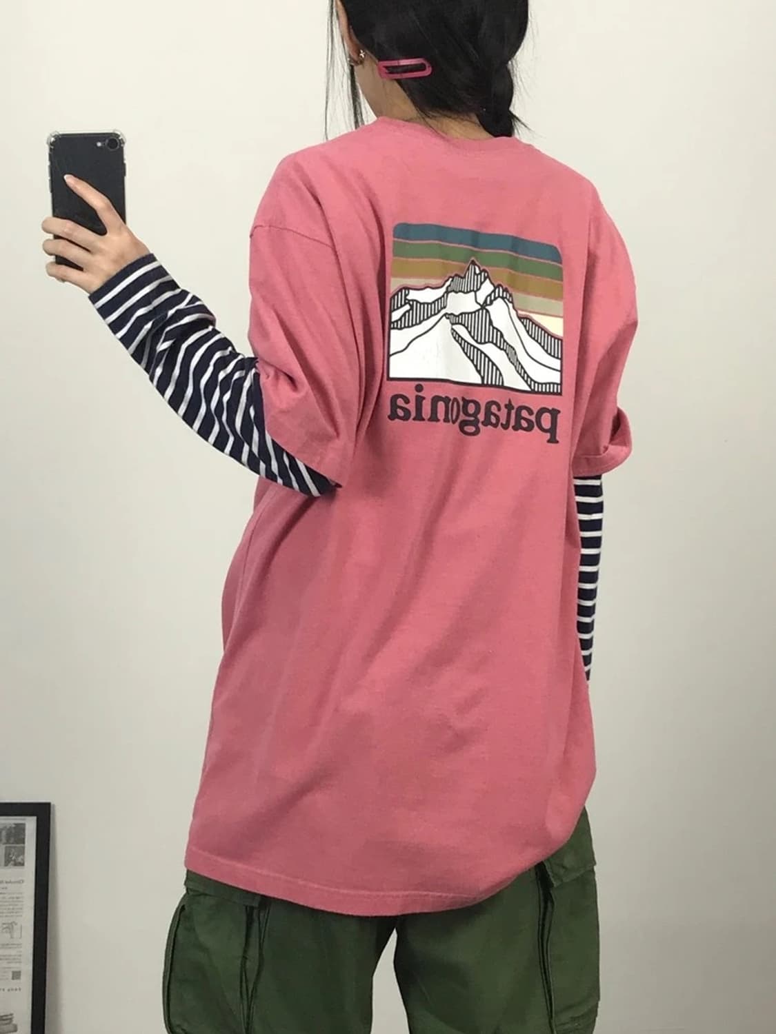 Patagonia Pink Ridge Pocket Tee 상품이미지2