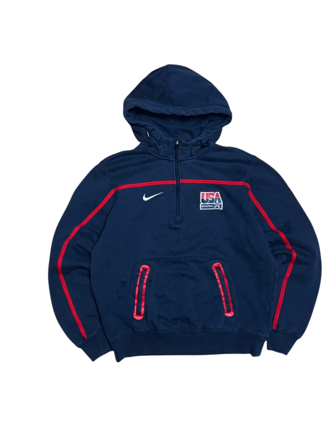 나이키 usa 농구 국가대표팀 반집업 아노락 후드티 상품이미지4