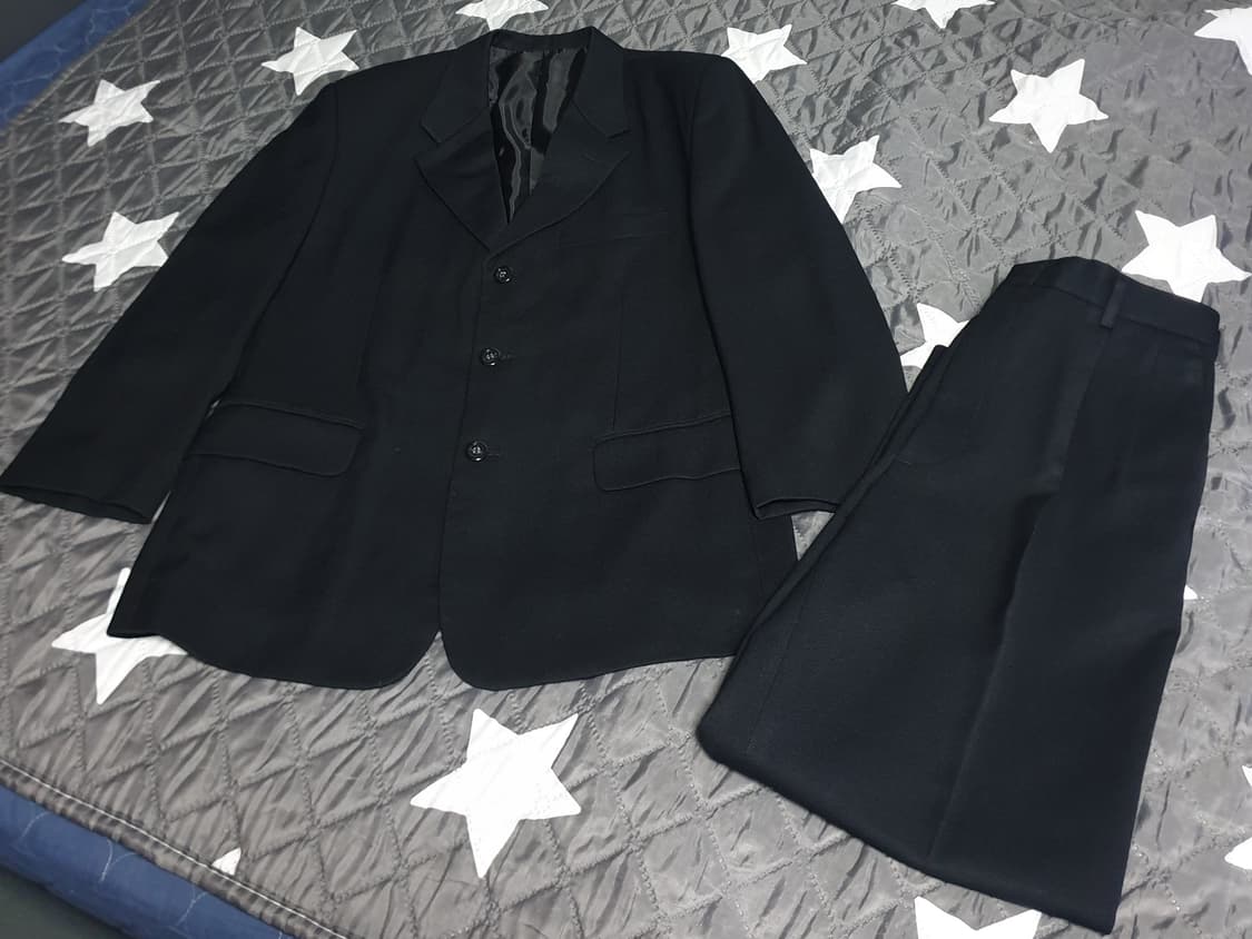 미쉘발렌티노 클래식 울혼방 수트셋업+베스트 (M) 상품이미지1