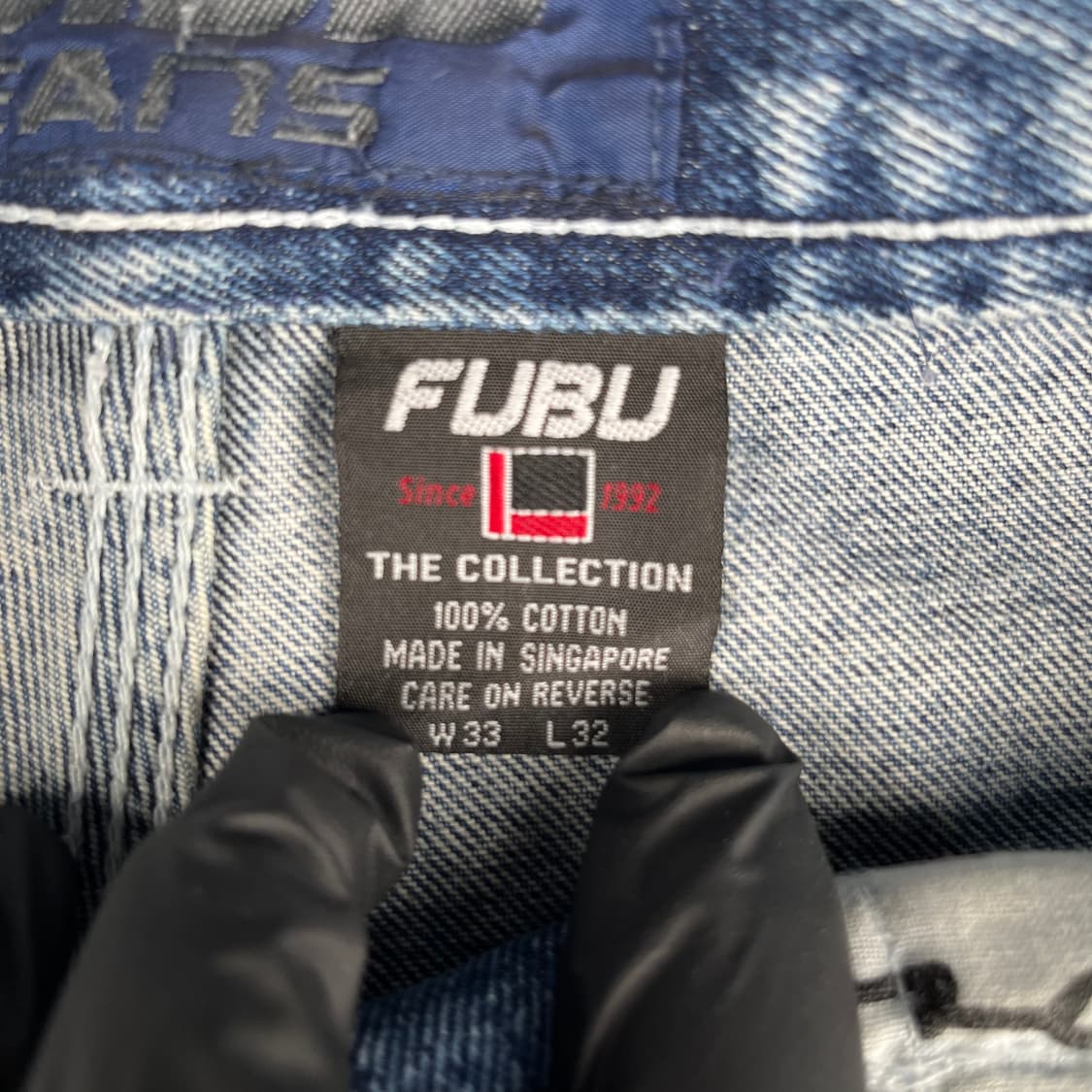 빈티지 Fubu 더콜렉션 FB 로고 데님 팬츠 상품이미지4