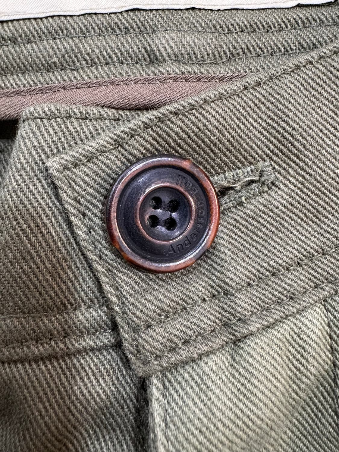 Fabric Contrast Cargo Pants 상품이미지8